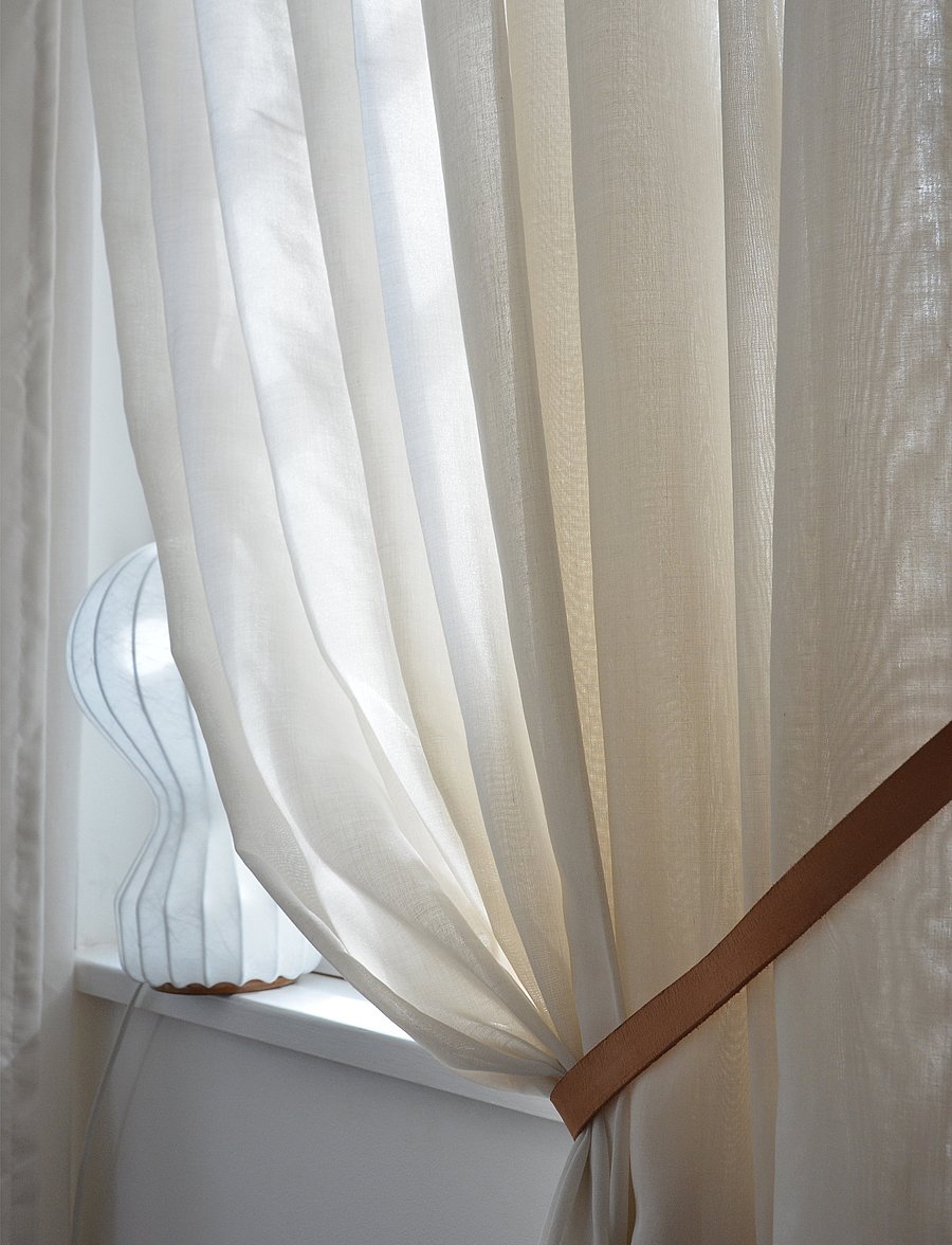 Mimou - Curtain Grace Double width - fertiggardinen - natural - 1