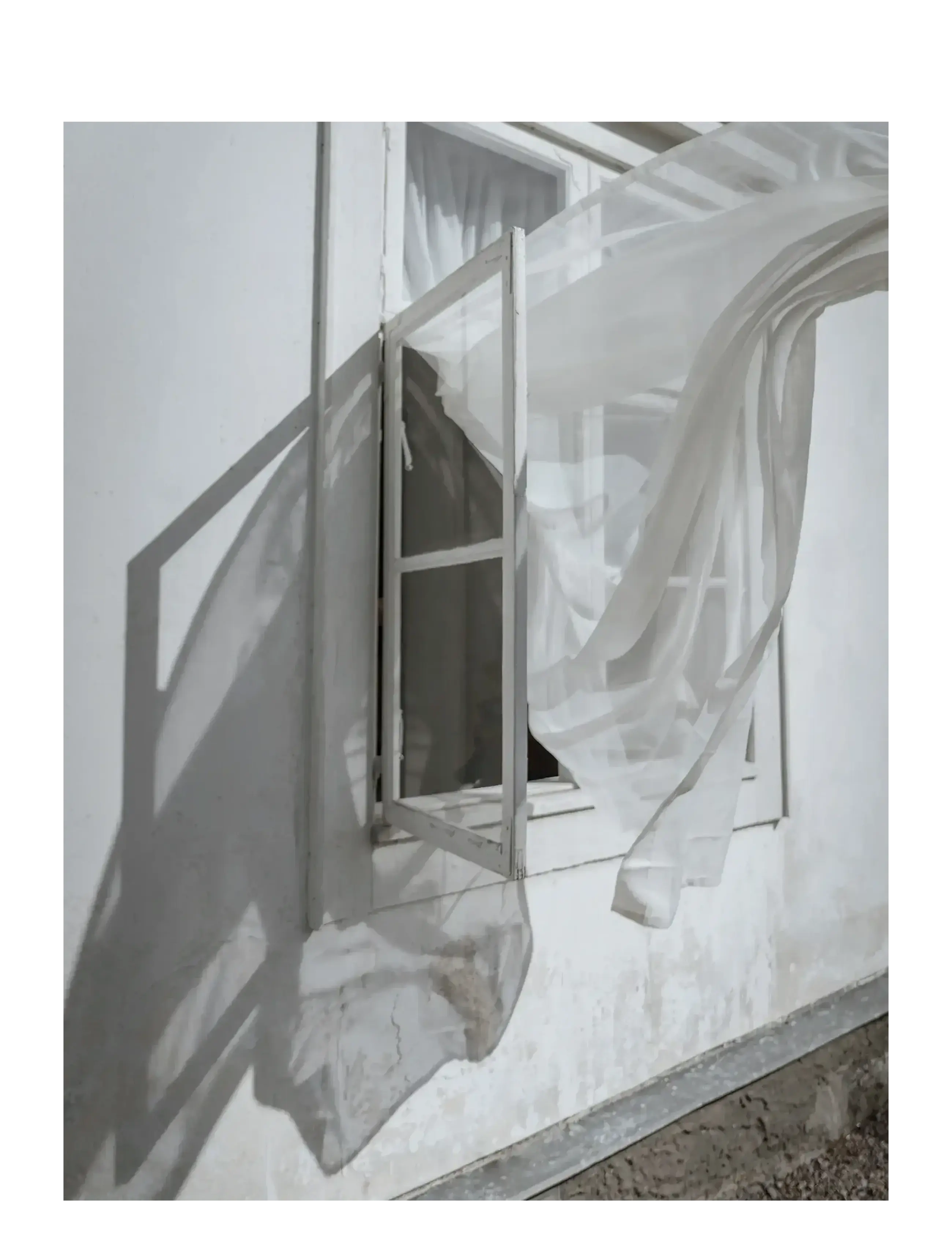 Mimou - Sheer hotel curtain double width - gardinlængde - offwhite - 3