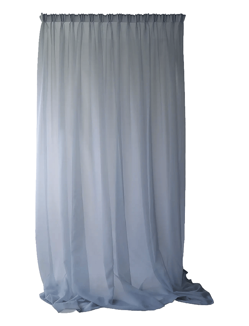 Mimou - Sheer hotel curtain Double width - pikad kardinad - light blue - 0