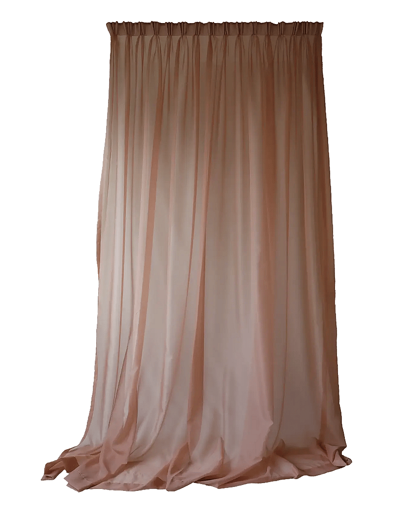 Mimou - Sheer hotel curtain Double width - fertiggardinen - nude - 0