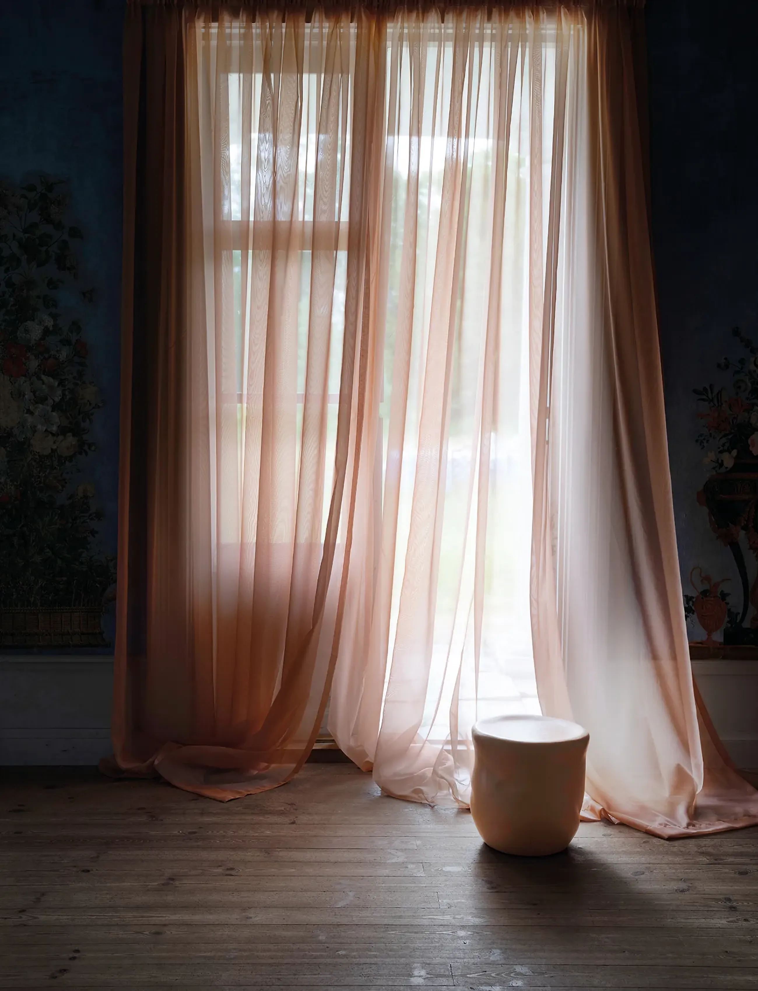 Mimou - Sheer hotel curtain Double width - fertiggardinen - nude - 5