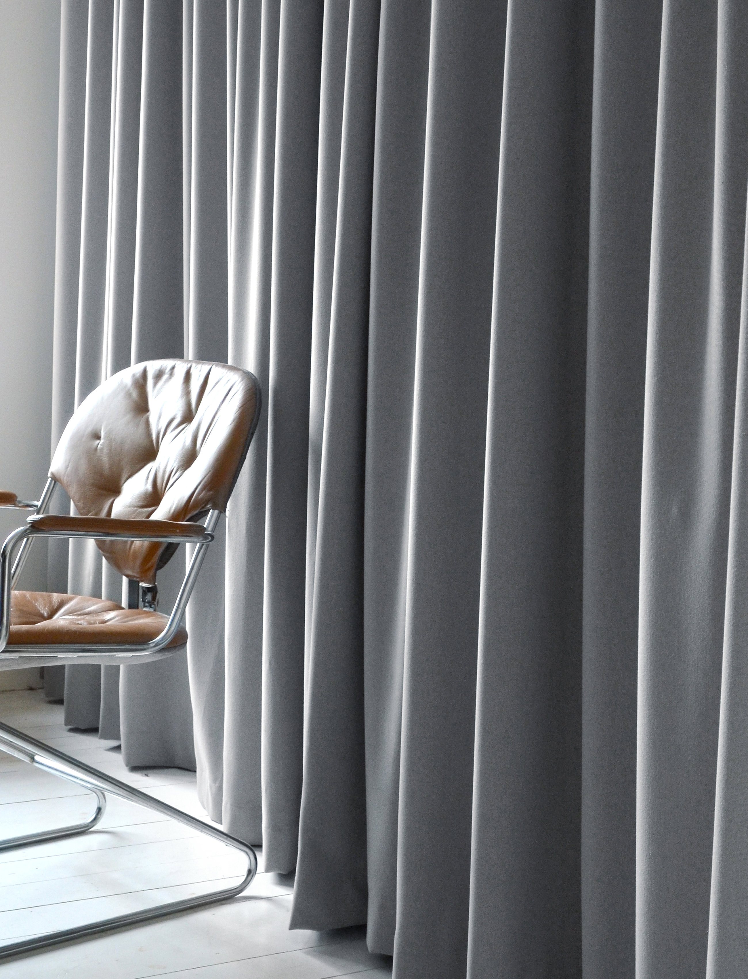 Mimou Gardin Wales, 140X250 cm, Grey, Gardiner > Lange Gardiner, Unisex