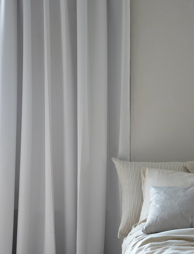 Mimou - Darkening hotel curtain double width - fertiggardinen - pearl white - 0