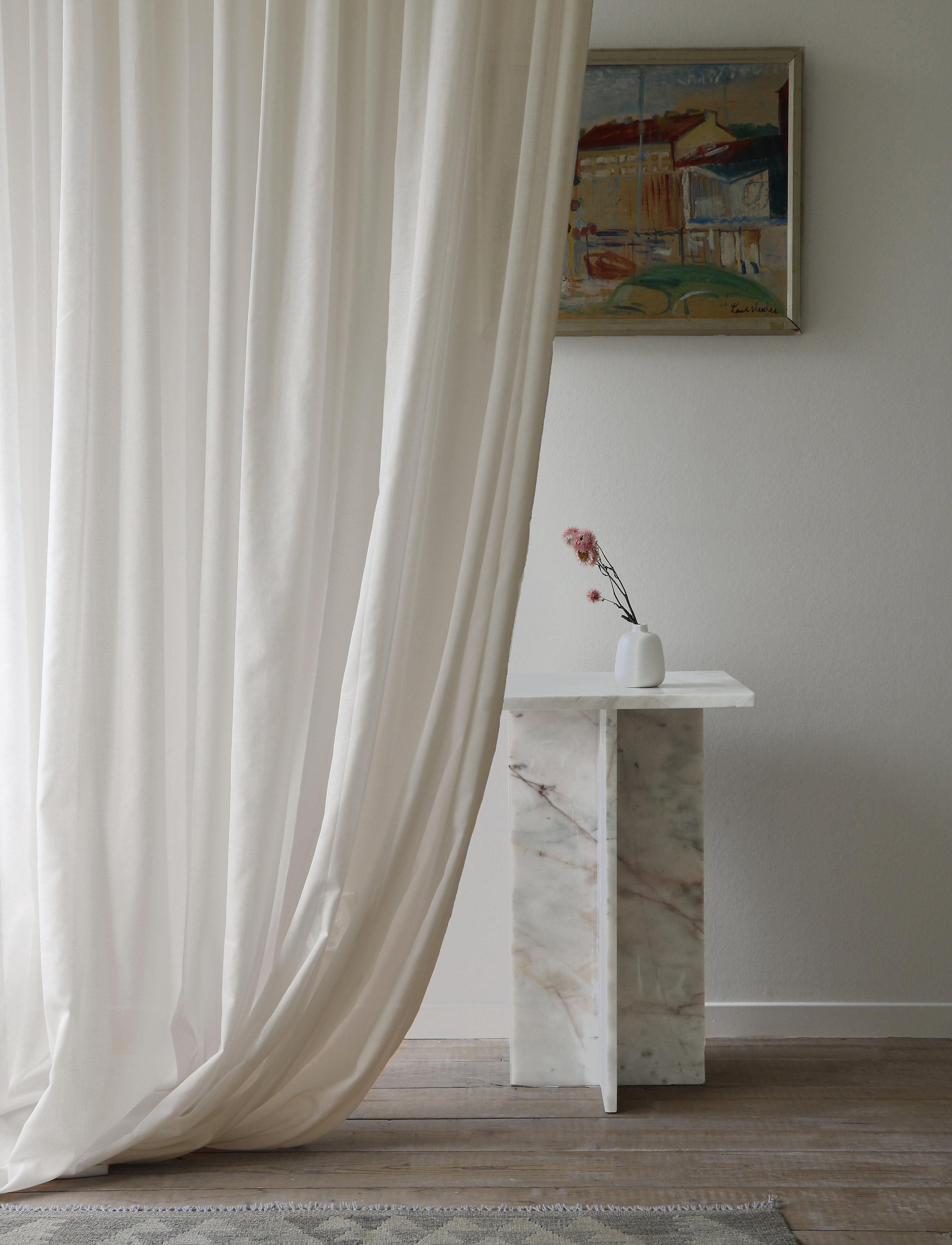 Mimou Gardin Grace, 140X250 cm, Cream, Gardiner > Lange Gardiner, Unisex