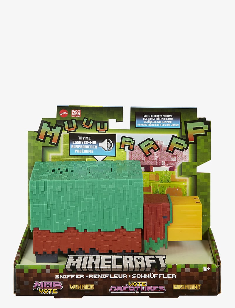 Minecraft - Minecraft Sniffer Action Figure with Game-Accurate Sounds, 3.25-inch Scale Collectible Toy - loomad - multi color - 4