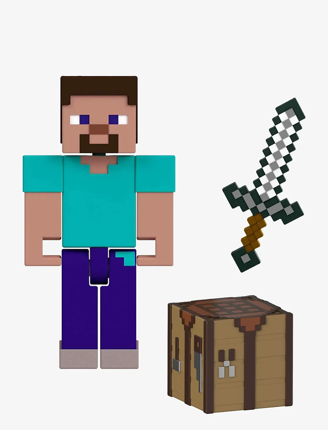 Minecraft - Minecraft STEVE CORE FIGURE - legesæt - multi color - 1