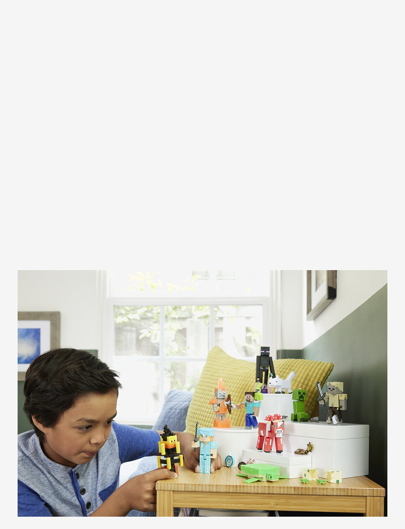 Minecraft - Minecraft STEVE CORE FIGURE - legesæt - multi color - 5