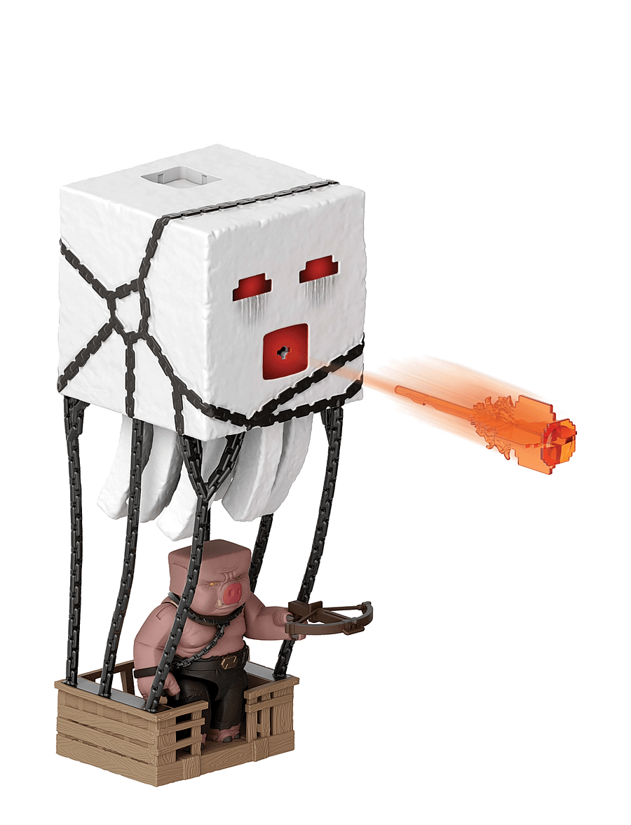 Minecraft - Minecraft Blast Attack Ghast Action Figure Set with Lights, Sounds & More Inspired by the Movie - film- & märchenfiguren - multi color - 2