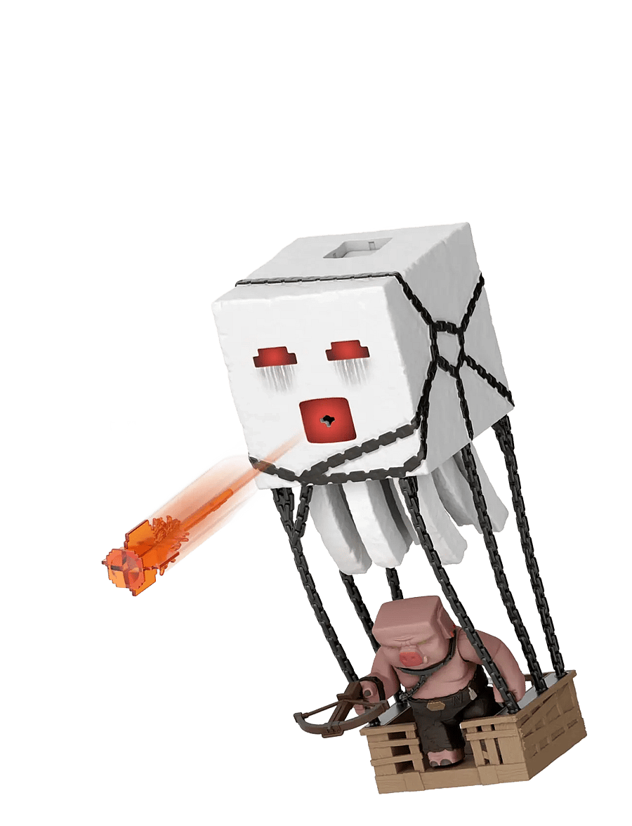 Minecraft - Minecraft Blast Attack Ghast Action Figure Set with Lights, Sounds & More Inspired by the Movie - film- & märchenfiguren - multi color - 3