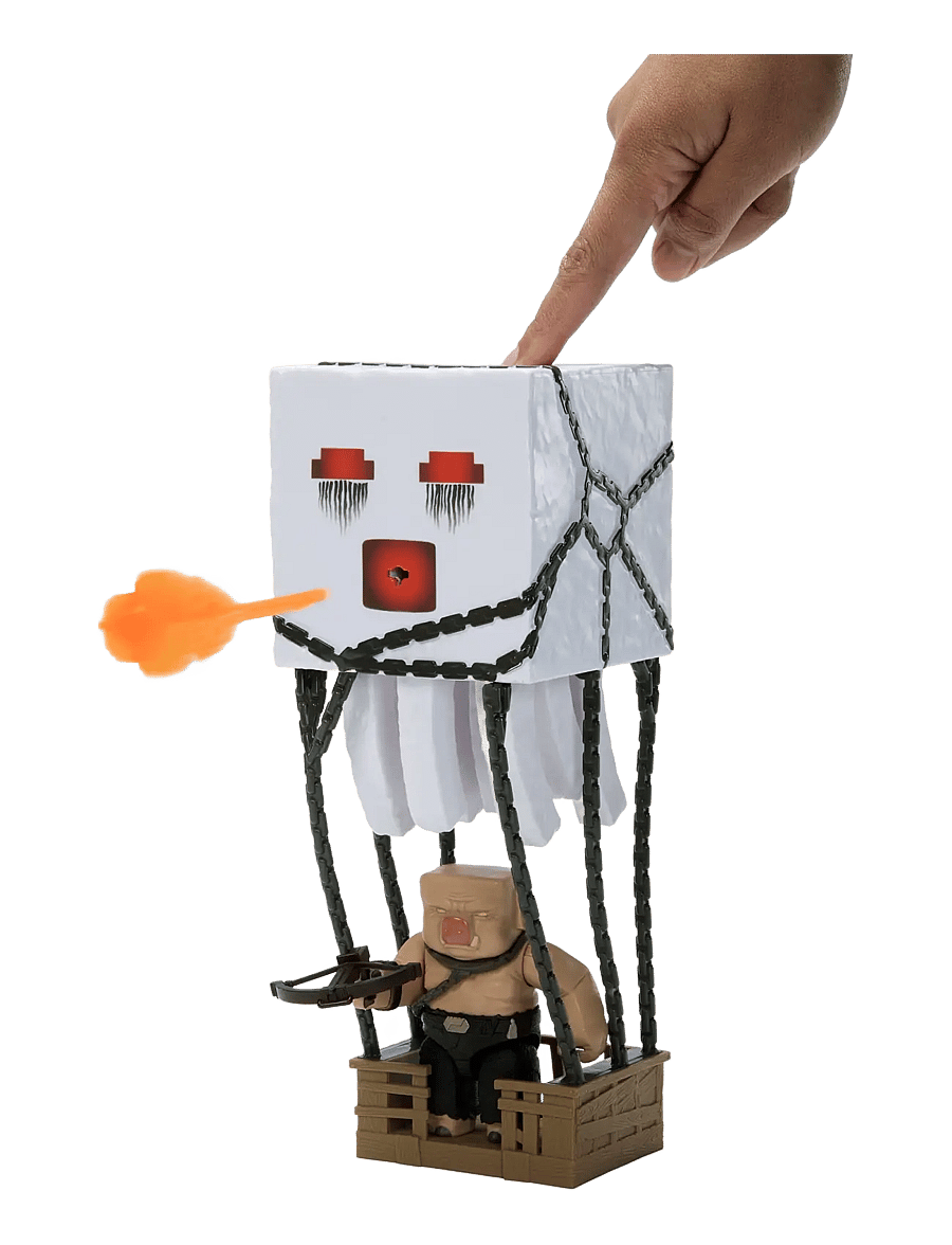 Minecraft - Minecraft Blast Attack Ghast Action Figure Set with Lights, Sounds & More Inspired by the Movie - film- & märchenfiguren - multi color - 4