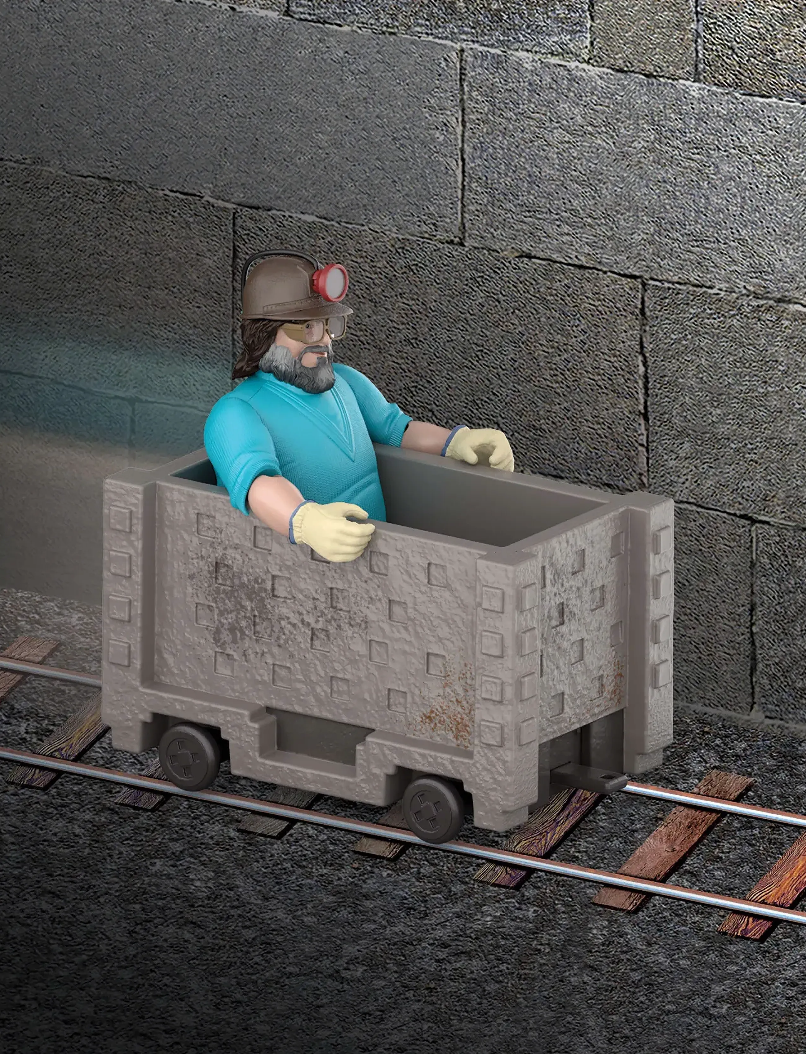 Minecraft - Minecraft Explosive Minecart Escape Action Figure & Accessories Toy Set Inspired by A Movie - kvikmynda- og ævintýrapersónur - multi color - 0