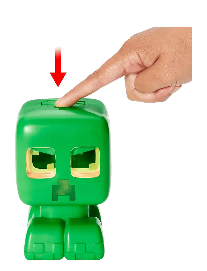 Minecraft - Minecraft My Pet Creeper Interactive Toy Action Figure with Lights, Sounds & Exploding Action - spiel-sets - multi color - 3