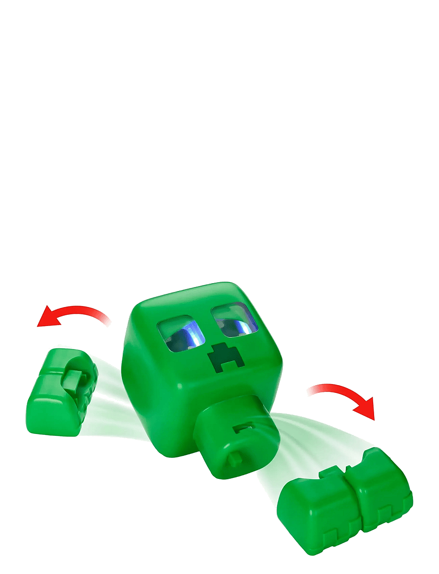 Minecraft - Minecraft My Pet Creeper Interactive Toy Action Figure with Lights, Sounds & Exploding Action - spiel-sets - multi color - 4