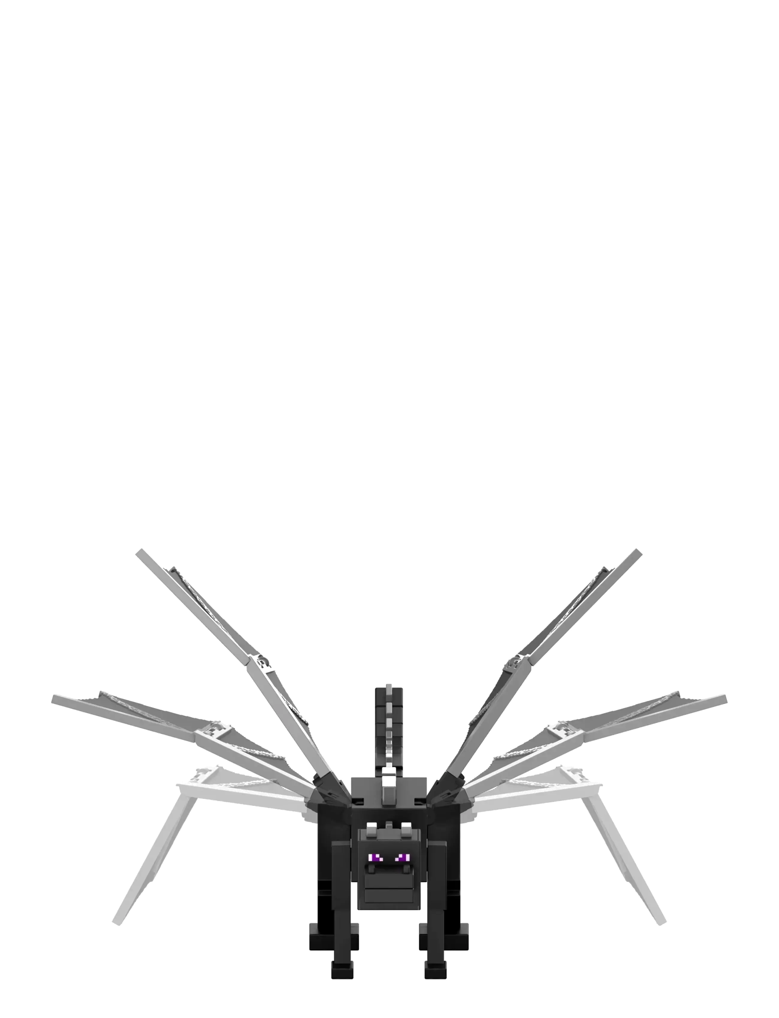 Minecraft - Minecraft Dragon’s Breath Attack Ender Dragon Action Figure with 10 Discs, 20-inch Wingspan - action figures - multicolor - 3