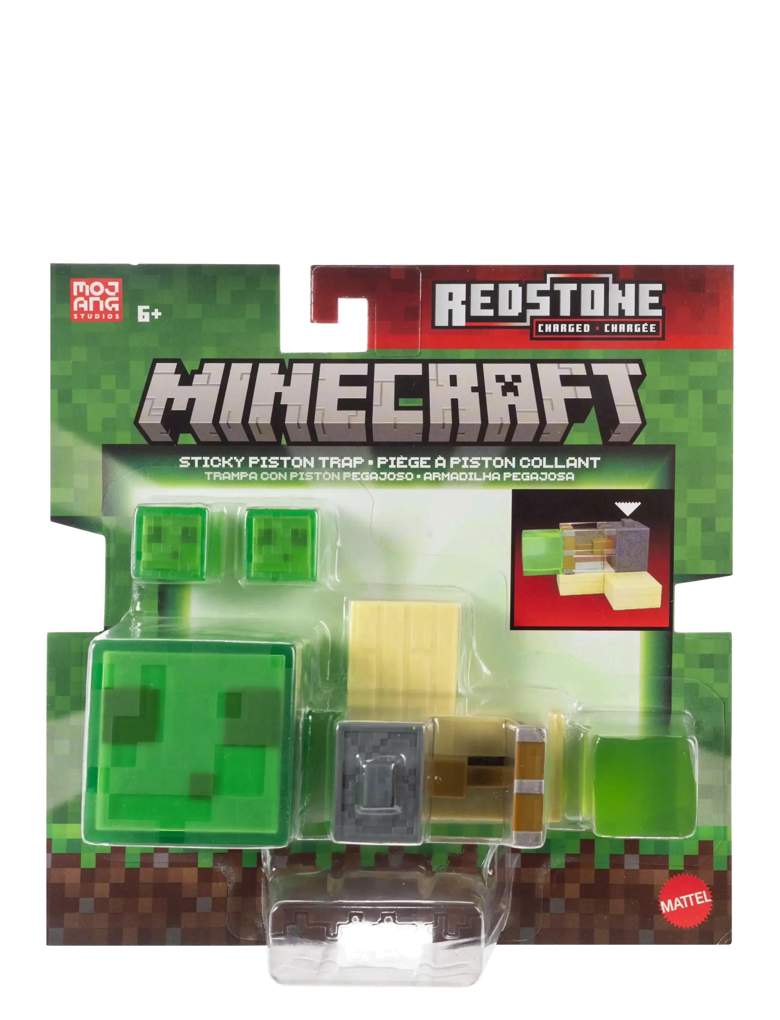 Minecraft - Minecraft Redstone Charged Sticky Piston Trap - spiel-sets - multi color - 5