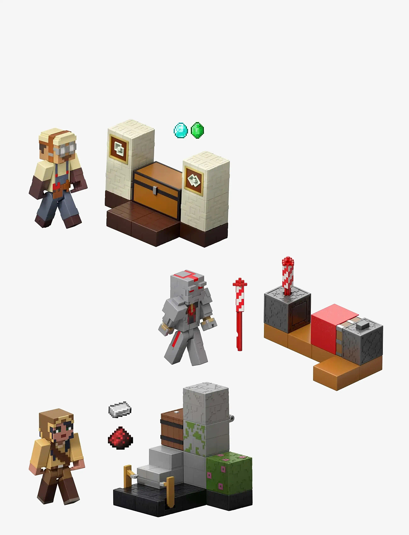 Minecraft - Minecraft Redstone Charged Protector's Firework Launcher Pack - actionfigurer - multi color - 1