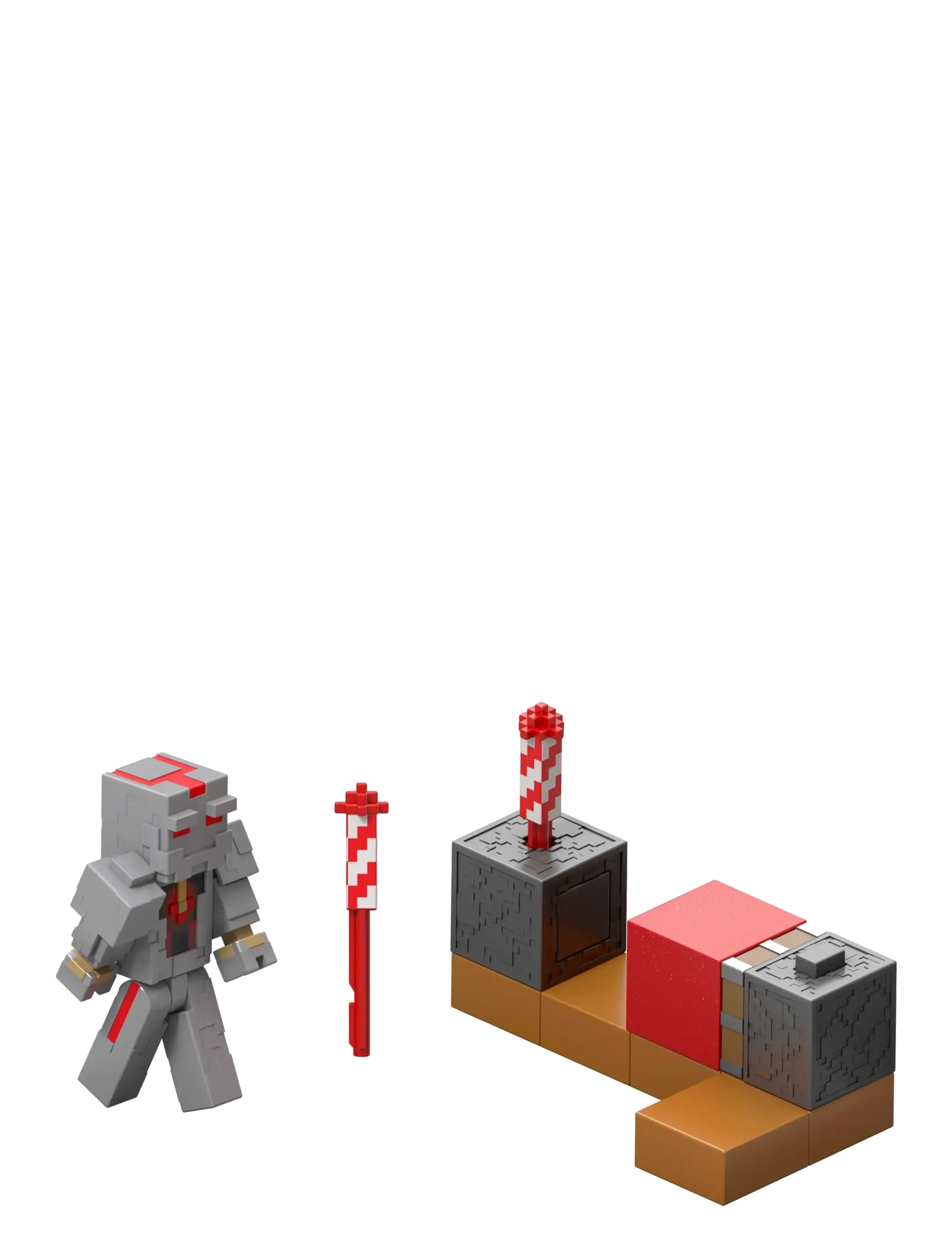 Minecraft - Minecraft Redstone Charged Protector's Firework Launcher Pack - action figures - multi color - 2
