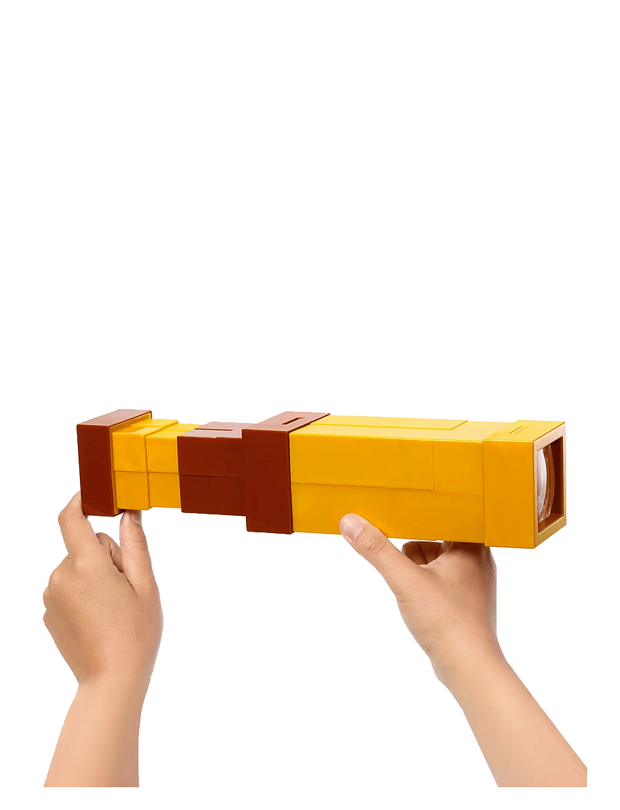 Minecraft - Minecraft Pixel Spyglass Toy with Pixelating View Lens, Kid-Size Accessory for Role-Play & Costumes - film- & märchenfiguren - multicolor - 5