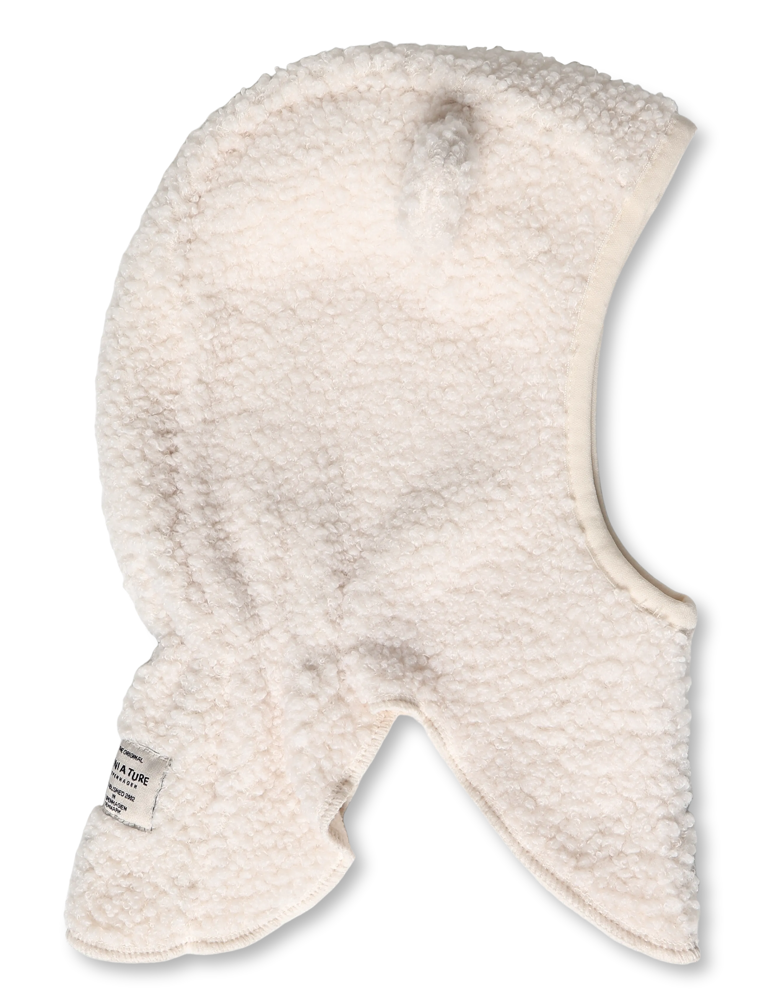 MINI A TURE MATJEFFI teddyfleece elephant hood. GRS - Tilbehør - ANGORA CREAM / cream