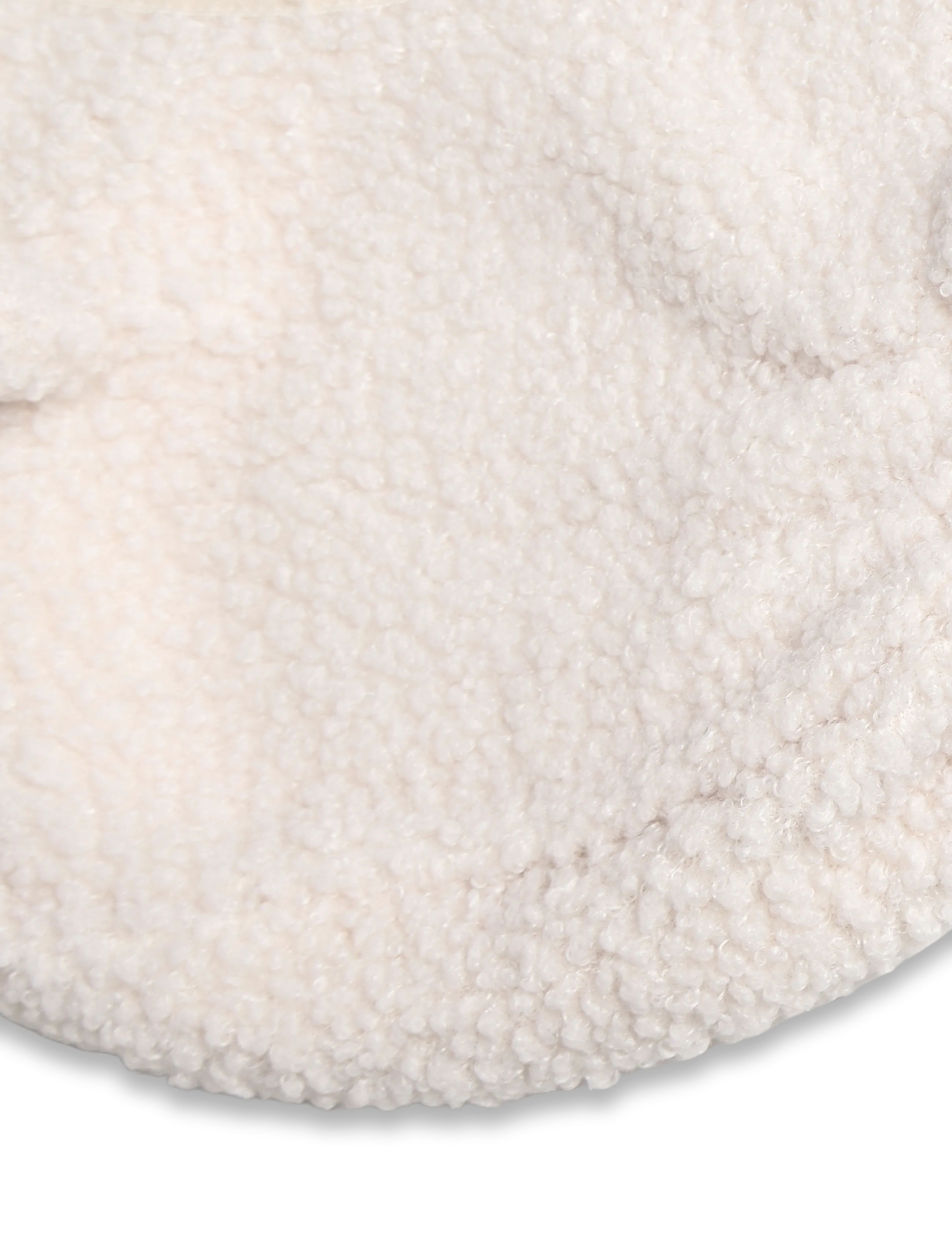 MINI A TURE - MATJEFFI teddyfleece elephant hood. GRS - vetrar fylgihlutir - angora cream - 2