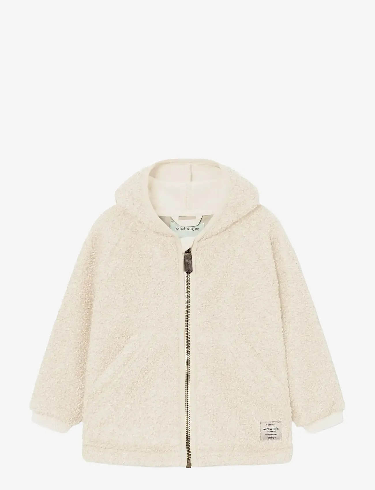 MINI A TURE - MATLIFF teddyfleece jacket. GRS - fleecejakker - angora cream - 1