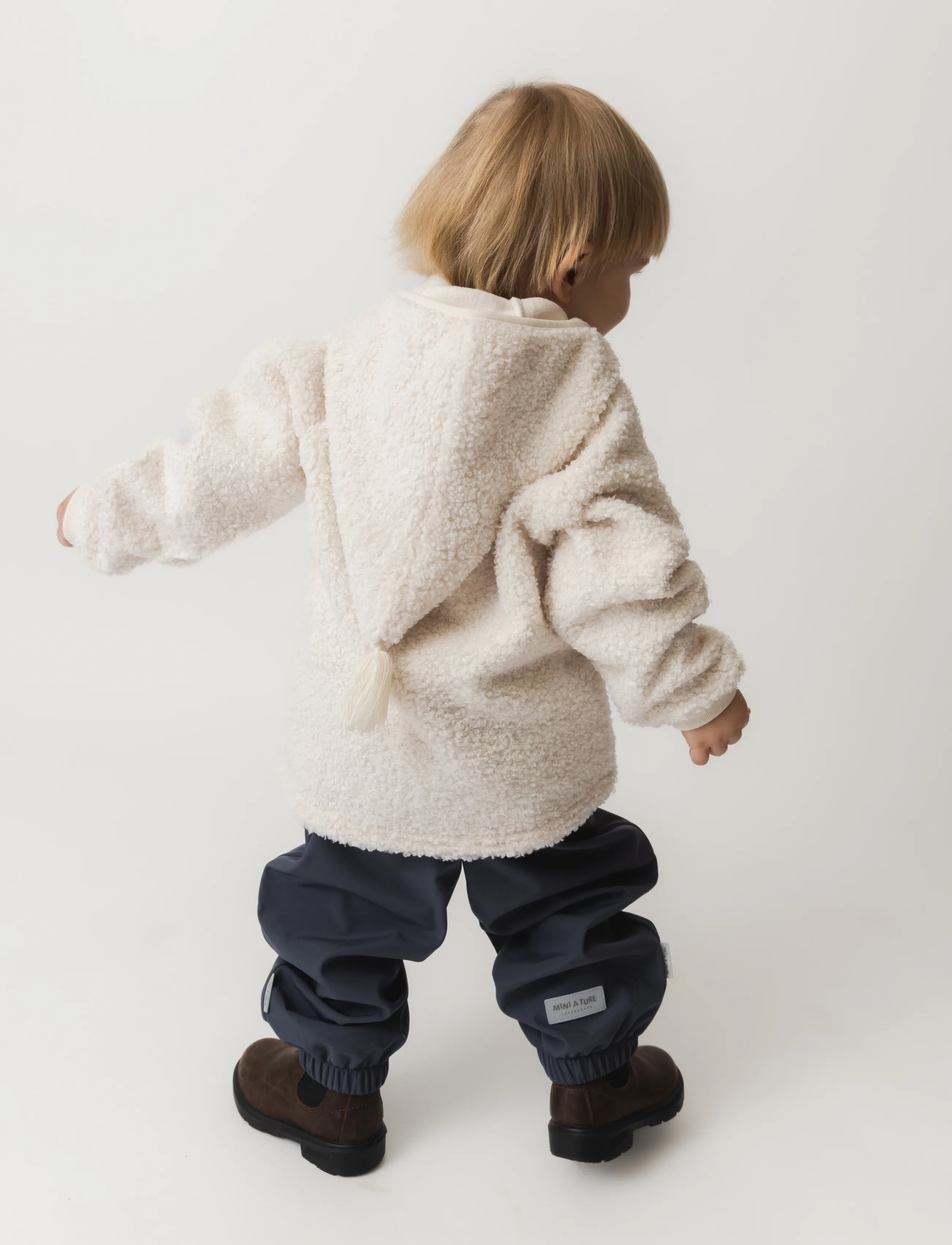 MINI A TURE - MATLIFF teddyfleece jacket. GRS - fliisjakid - angora cream - 4