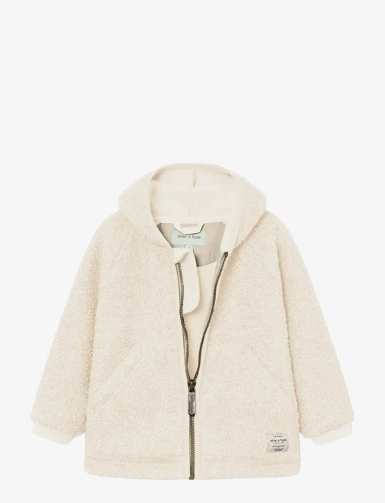 MINI A TURE - MATLIFF teddyfleece jacket. GRS - fleecejakker - angora cream - 3