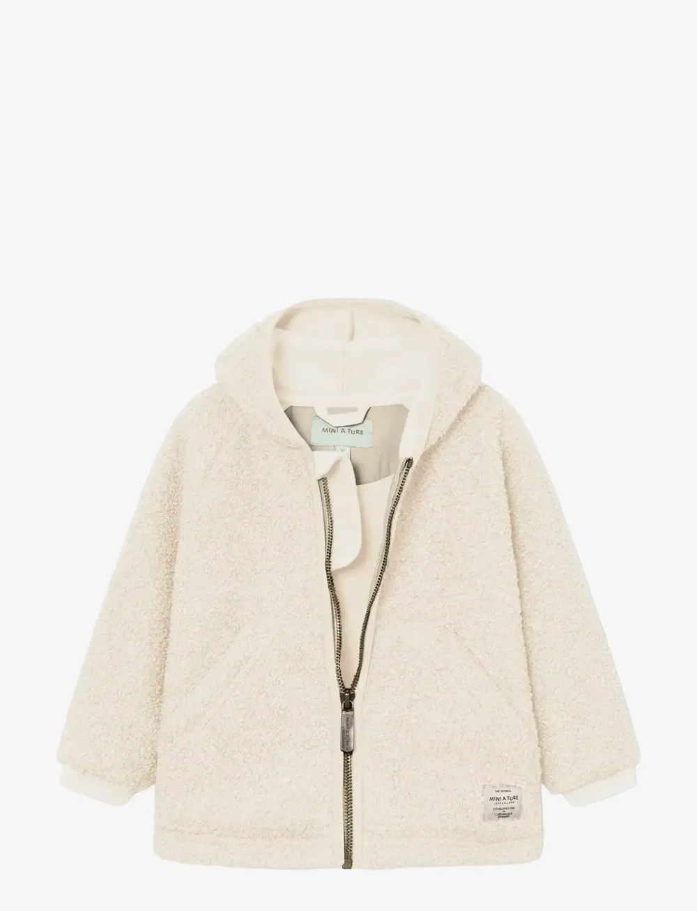 MINI A TURE - MATLIFF teddyfleece jacket. GRS - fleecejakker - angora cream - 3