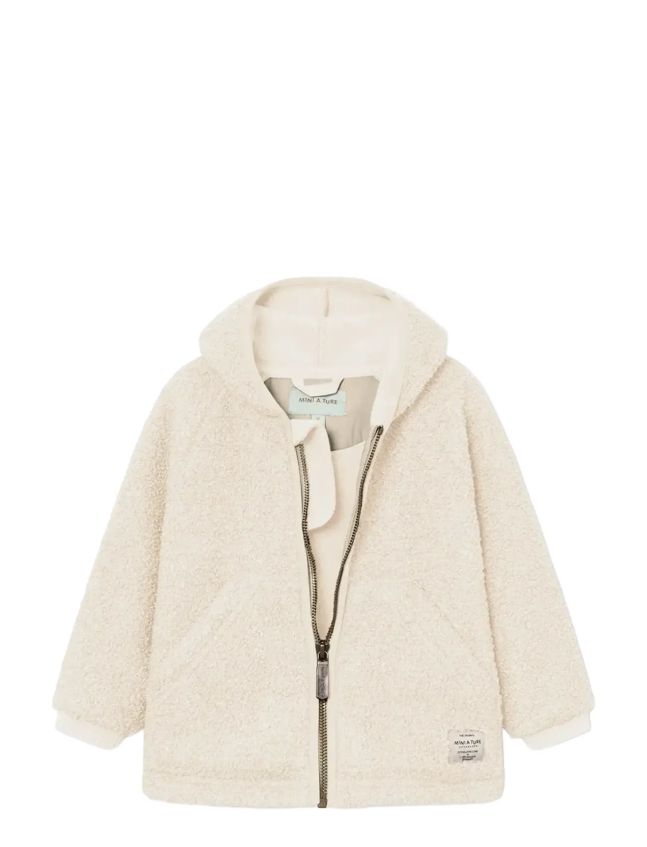 MINI A TURE - MATLIFF teddyfleece jacket. GRS - fleecejackor - angora cream - 3