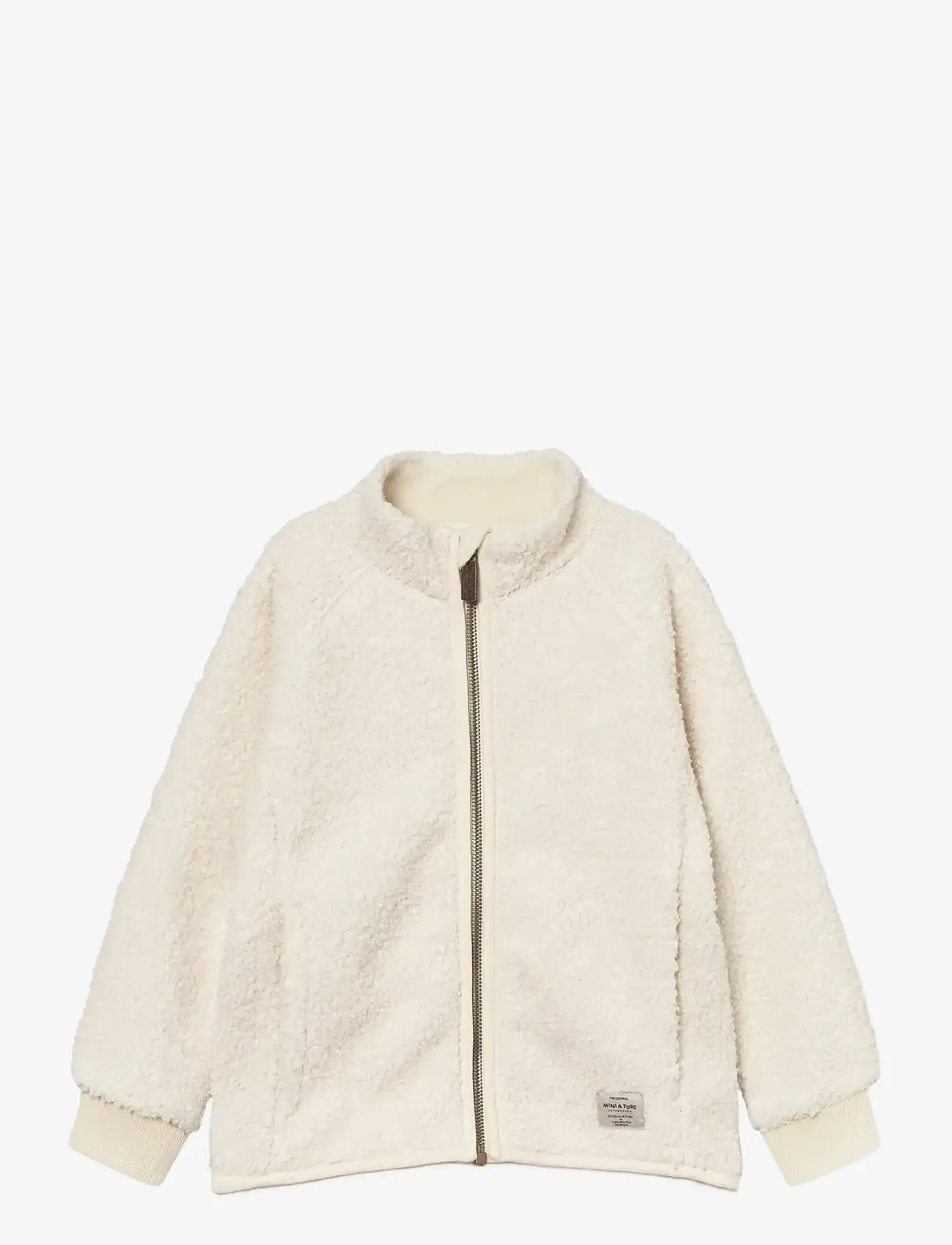 MINI A TURE - MATCEDRIC teddyfleece jacket. GRS - fleecejakker - angora cream - 1