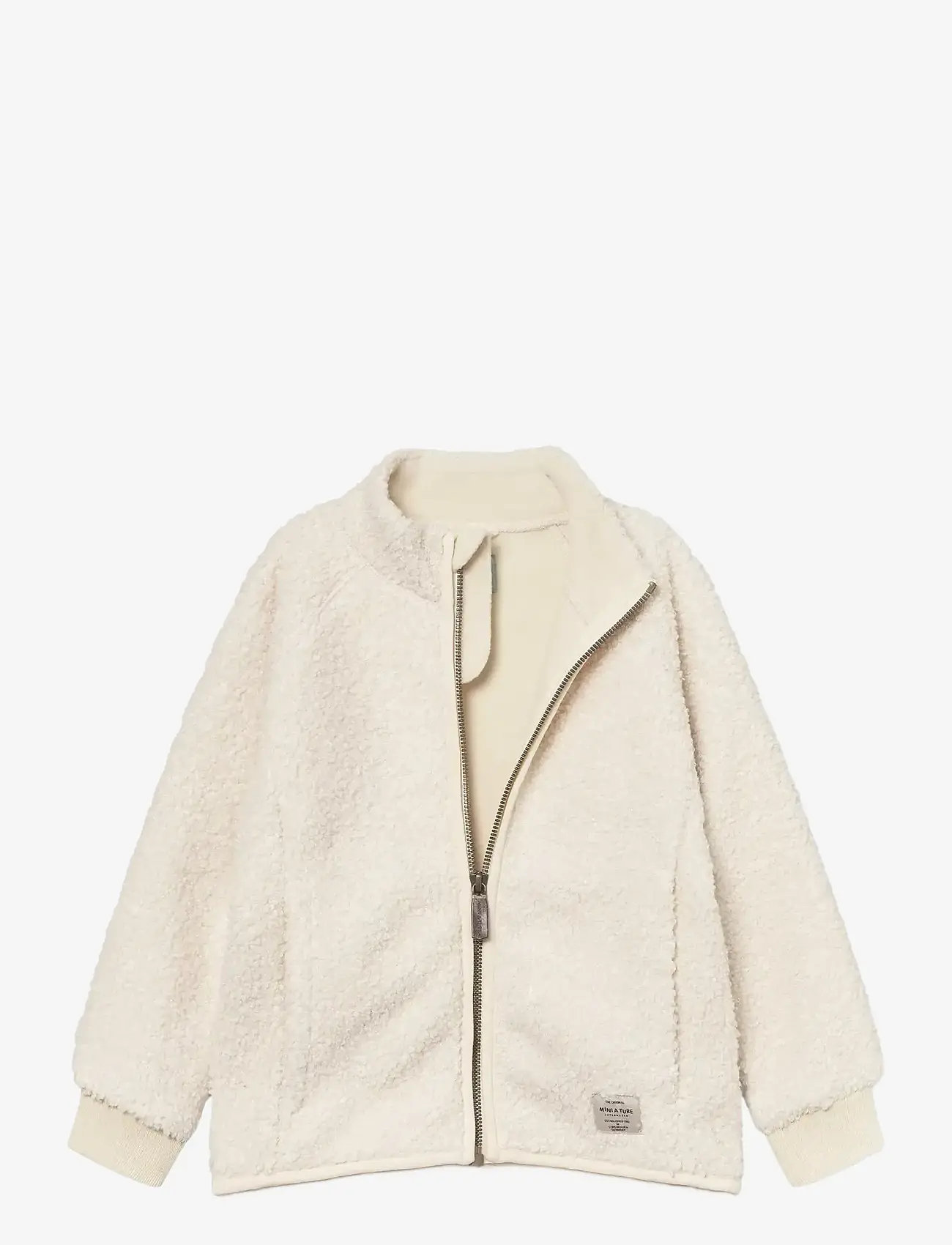 MINI A TURE - MATCEDRIC teddyfleece jacket. GRS - fleecejakker - angora cream - 3