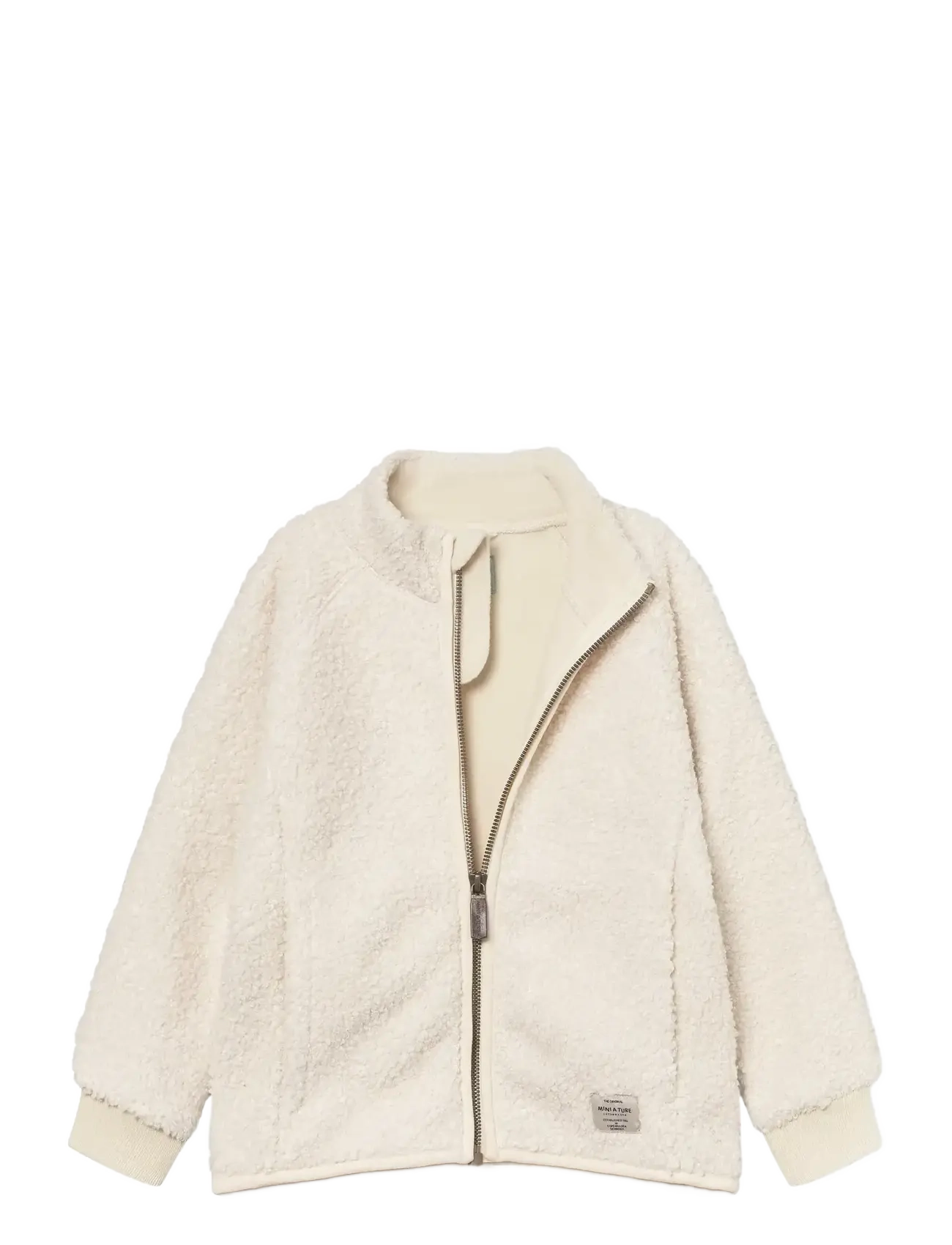 MINI A TURE - MATCEDRIC teddyfleece jacket. GRS - fleecejacken - angora cream - 3