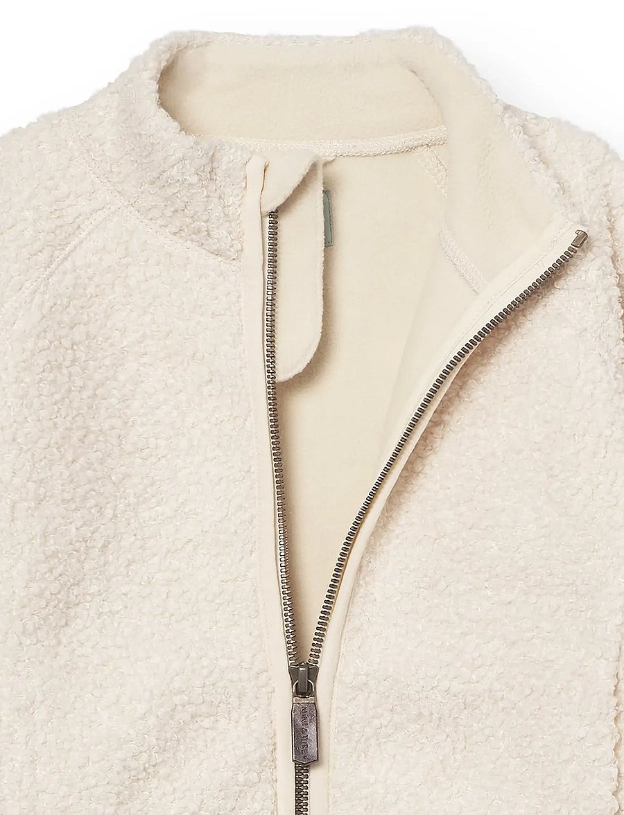 MINI A TURE - MATCEDRIC teddyfleece jacket. GRS - fleecejacken - angora cream - 5