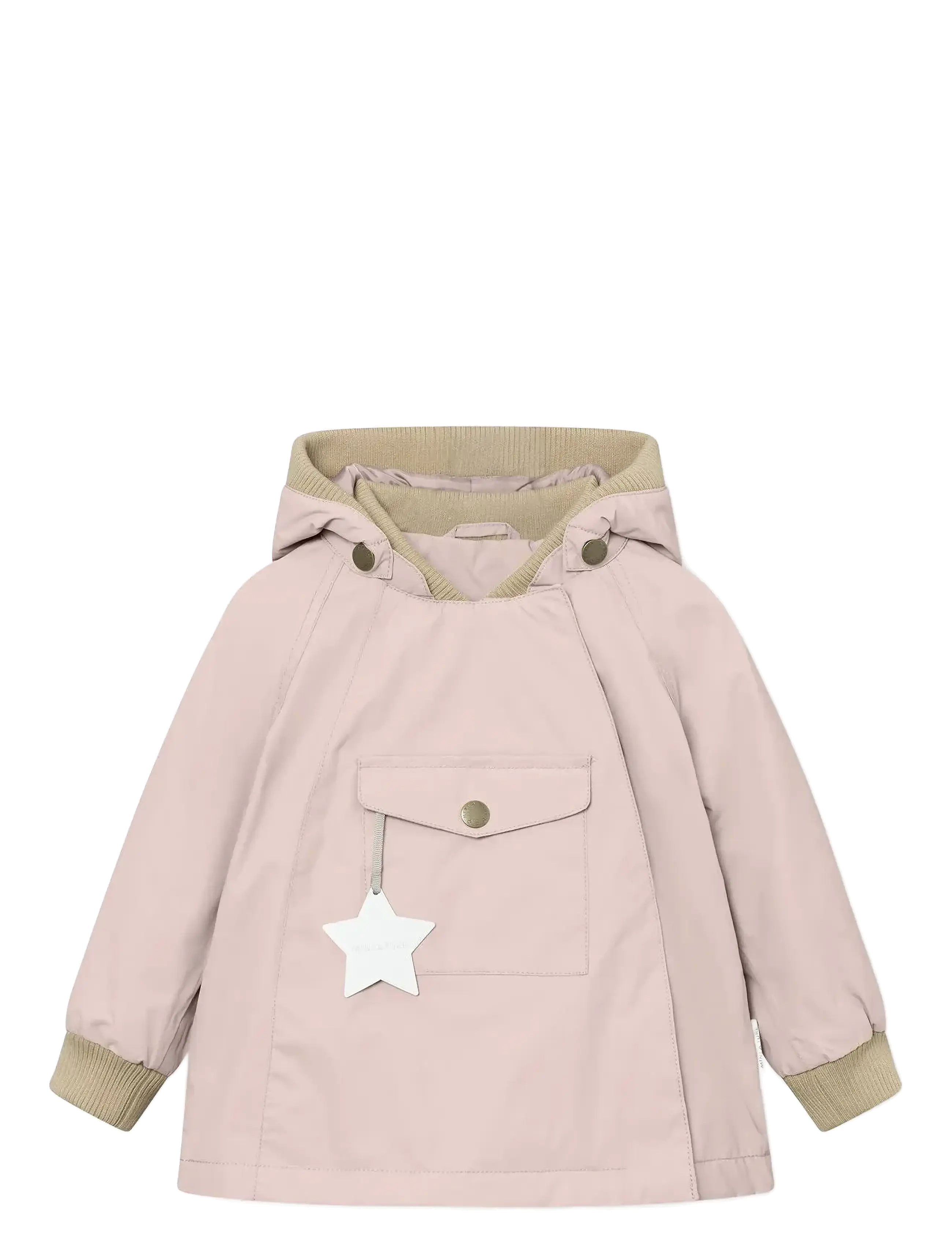 MINI A TURE MATWAIO all season jacket. GRS - Shell virsjaka - ADOBE ROSE / pink/rose