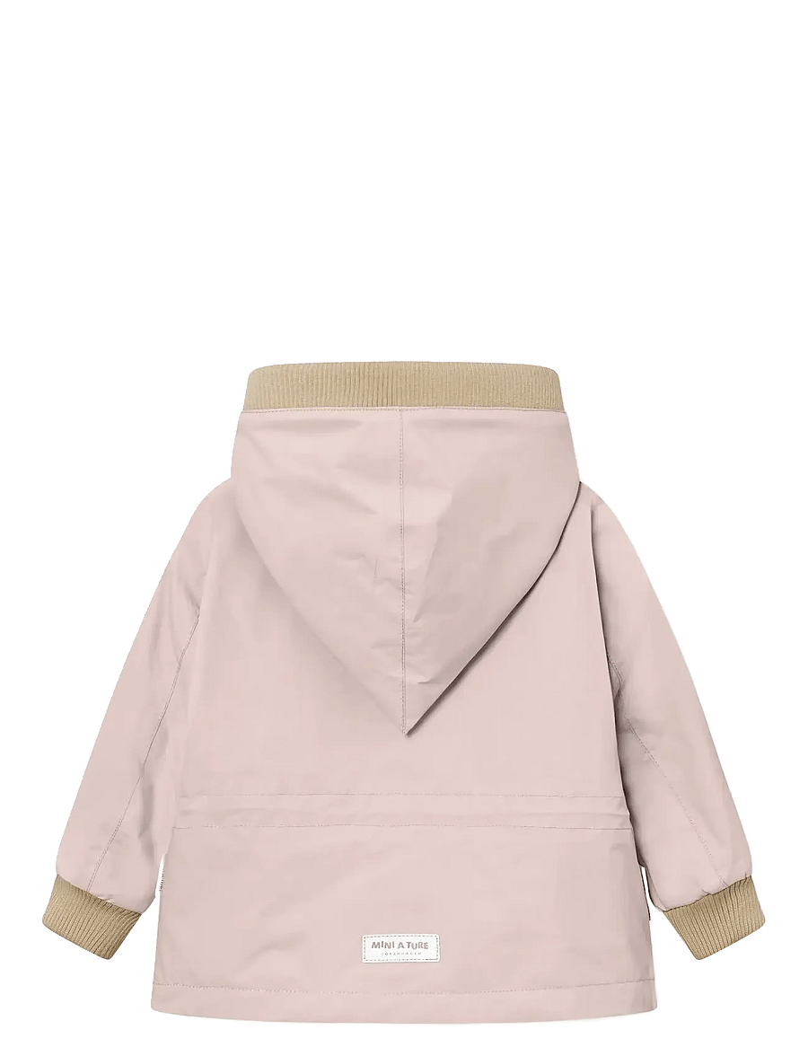 MINI A TURE - MATWAIO all season jacket. GRS - vestes imperméables et respirantes - adobe rose - 2