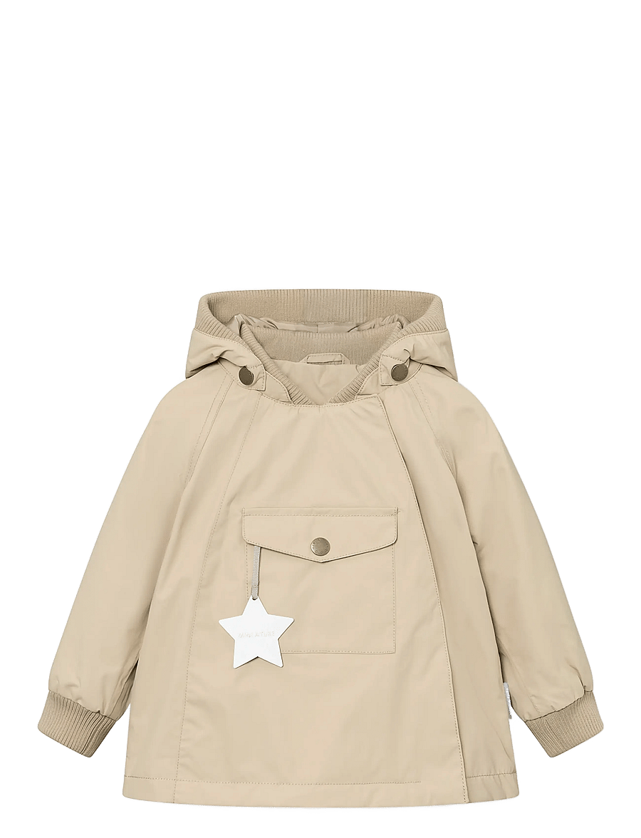 MINI A TURE - MATWAIO all season jacket. GRS - shell jackets - sesame - 1