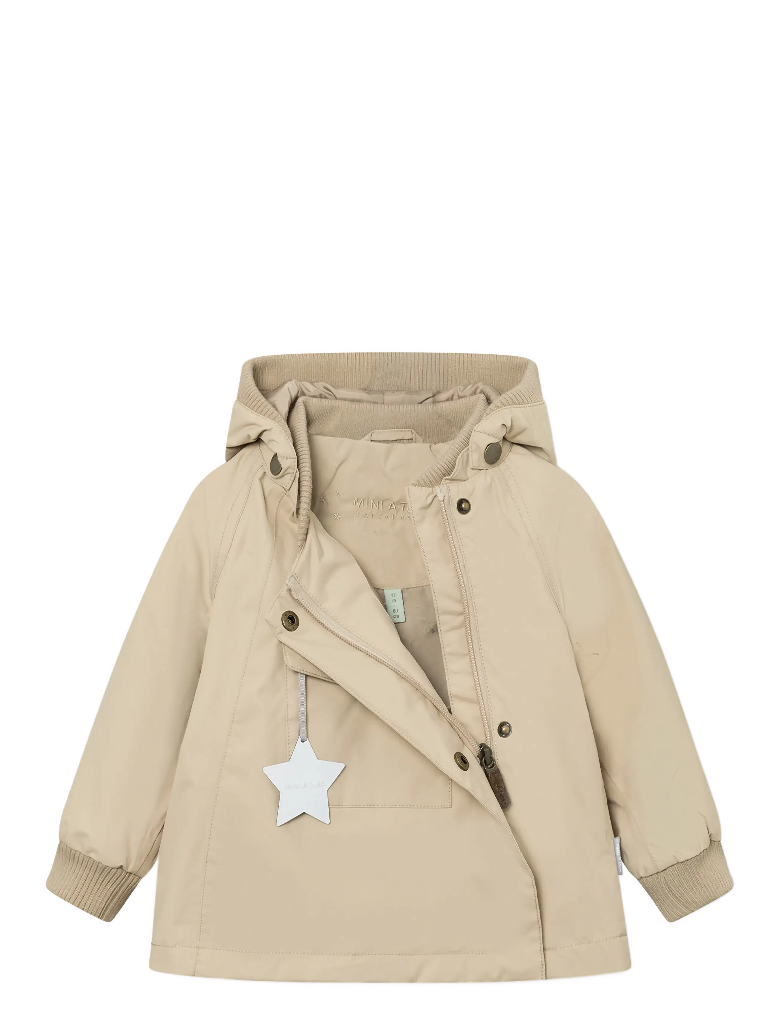 MINI A TURE - MATWAIO all season jacket. GRS - shell jackets - sesame - 3