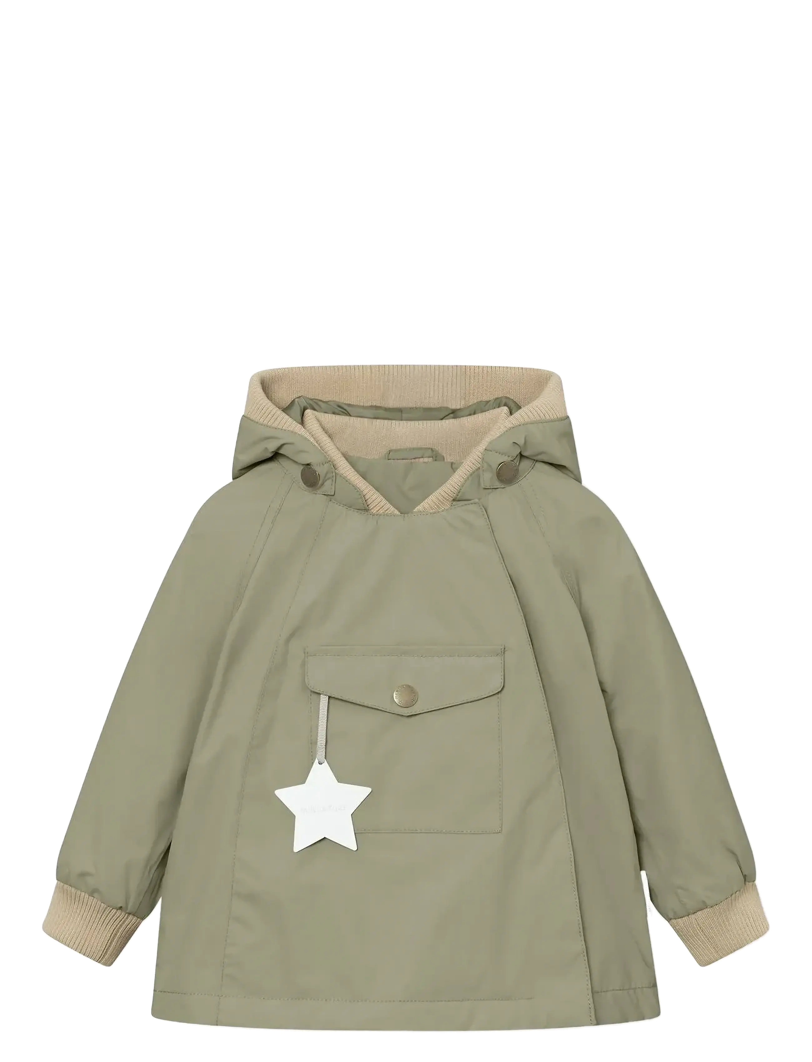 MINI A TURE MATWAIO all season jacket. GRS - Shell virsjaka - VERT / green