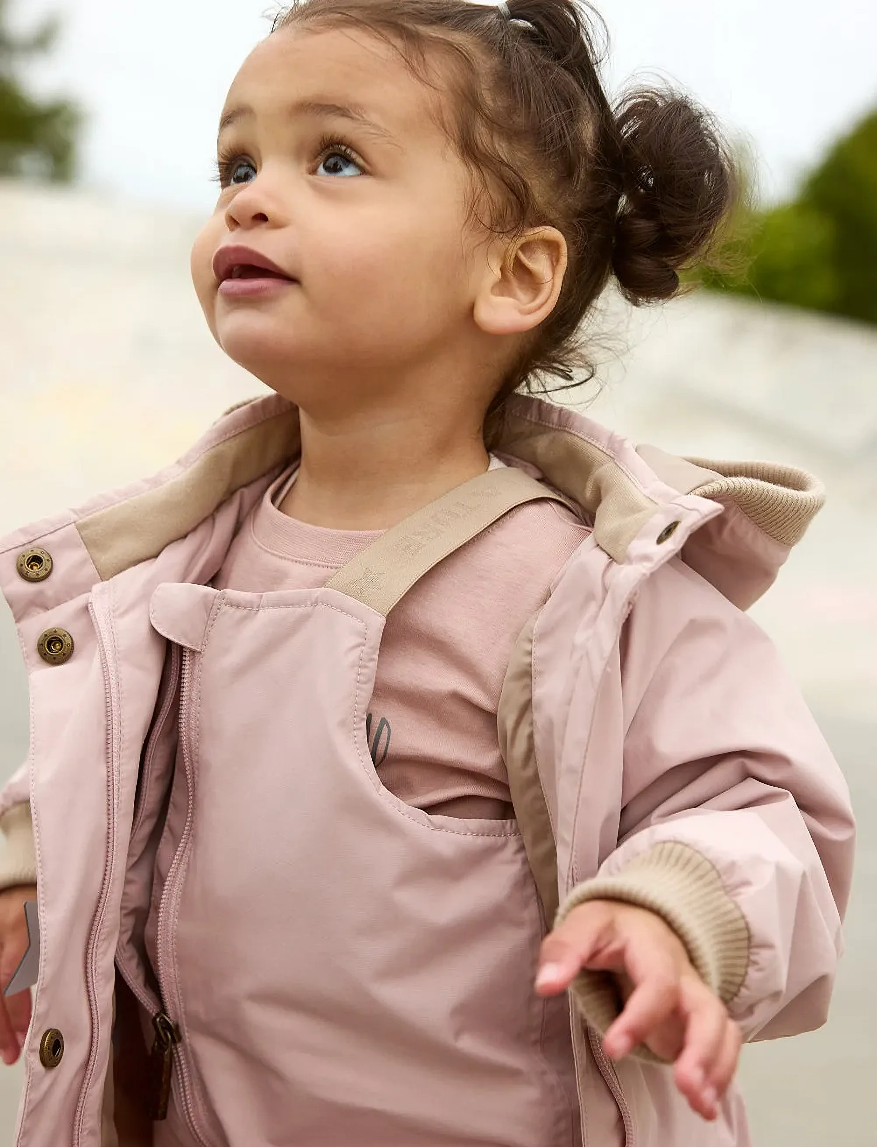 MINI A TURE Matwalentayo All Season Overalls. Grs, 86, Shell Clothing, Rosa - Pants, Kinder