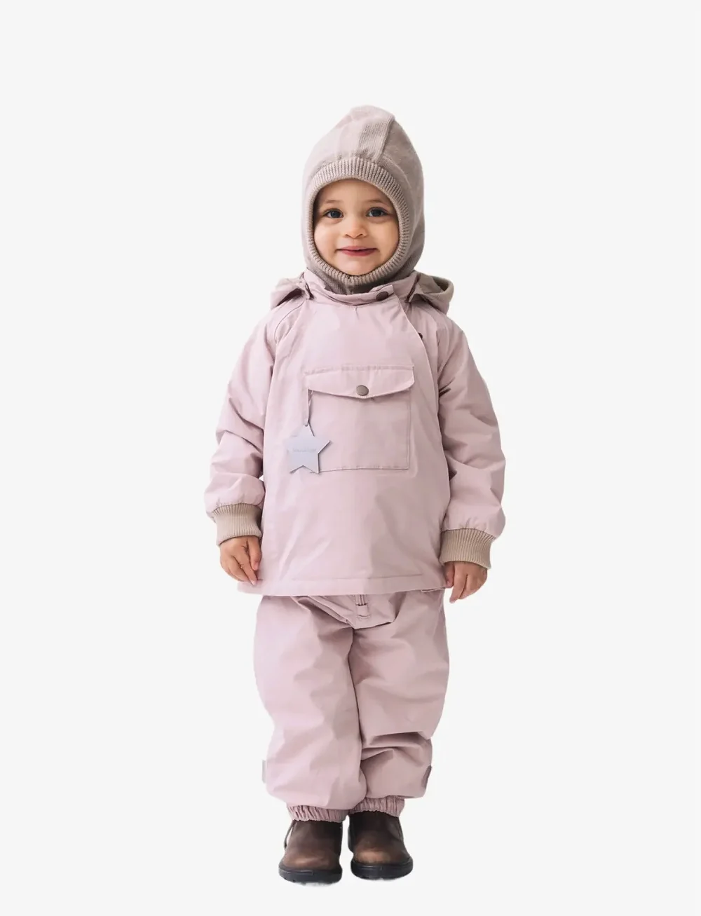 MINI A TURE - MATWALENTAYO all season overalls. GRS - skalbyxor - adobe rose - 3