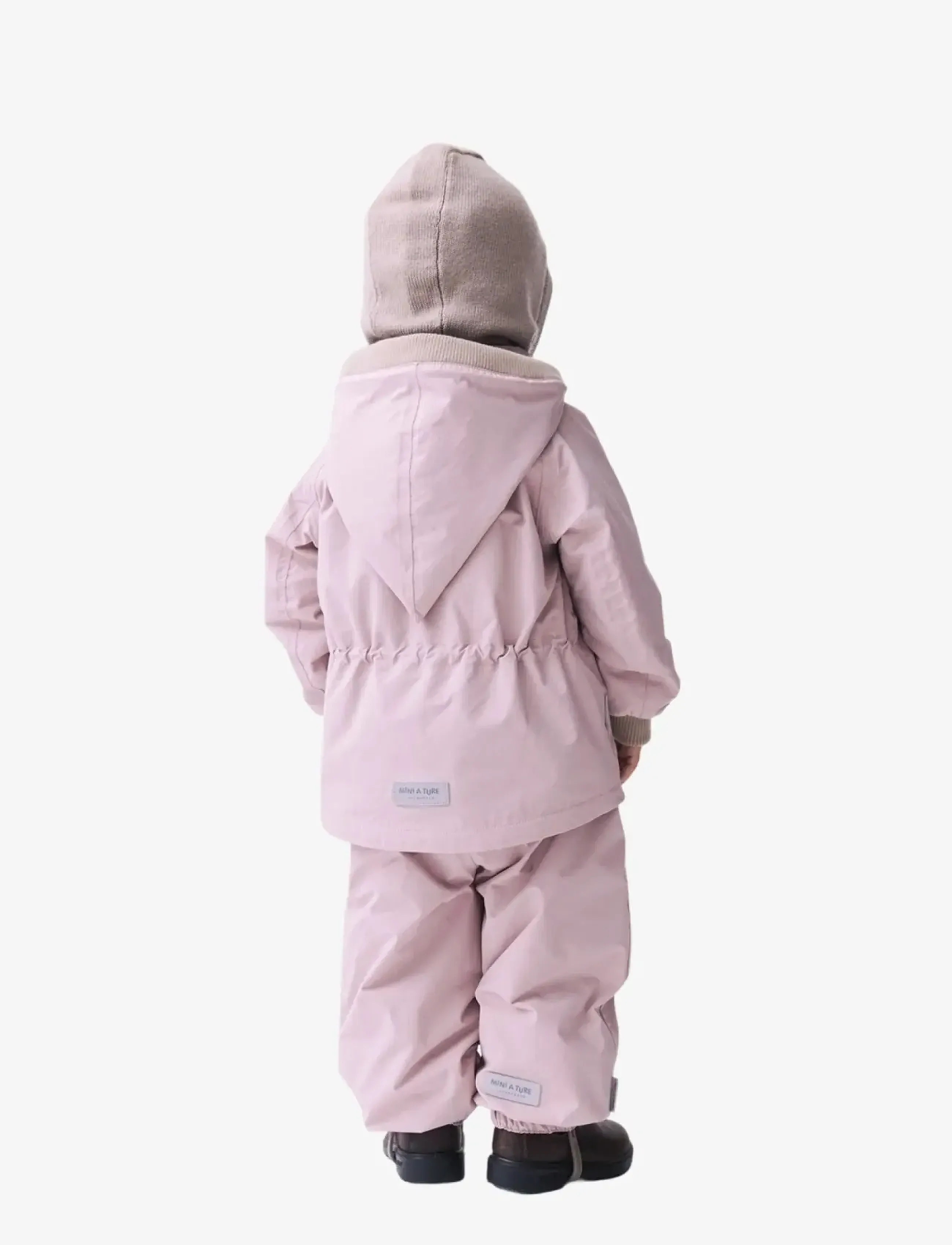 MINI A TURE - MATWALENTAYO all season overalls. GRS - shell püksid - adobe rose - 4