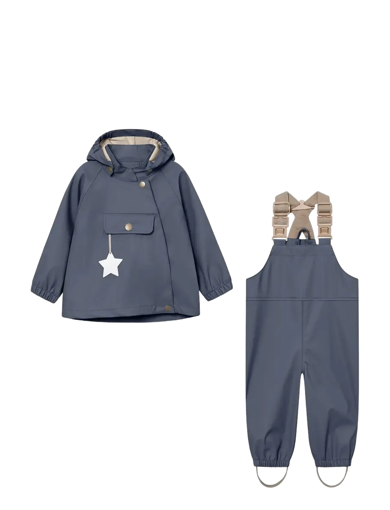 MINI A TURE Matwainis Rain Set. Grs, 68, Rainwear, Marineblau - Rainwear Sets, Kinder