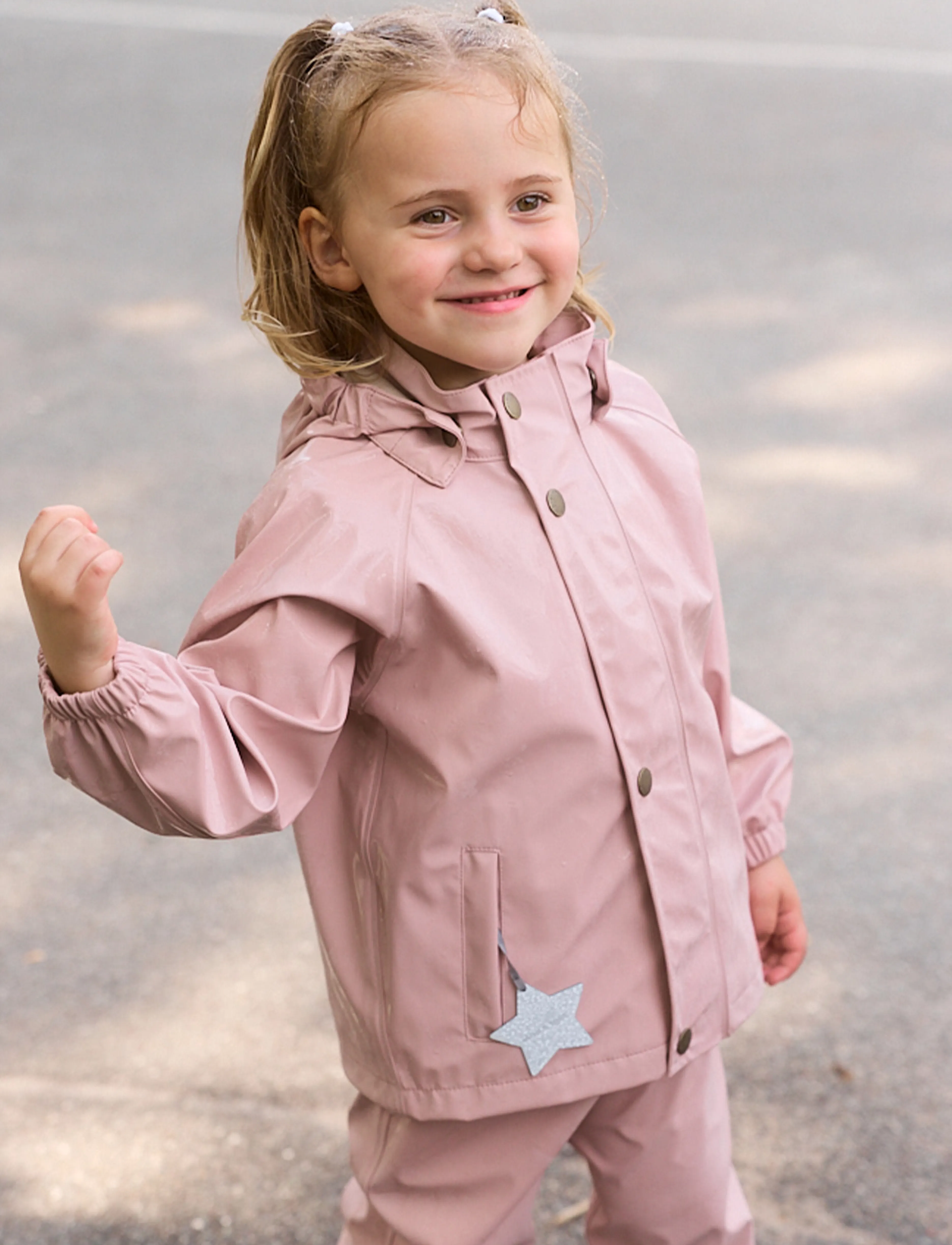 MINI A TURE MATREINAR rain set. GRS - MINI A TURE - ADOBE ROSE / pink/rose