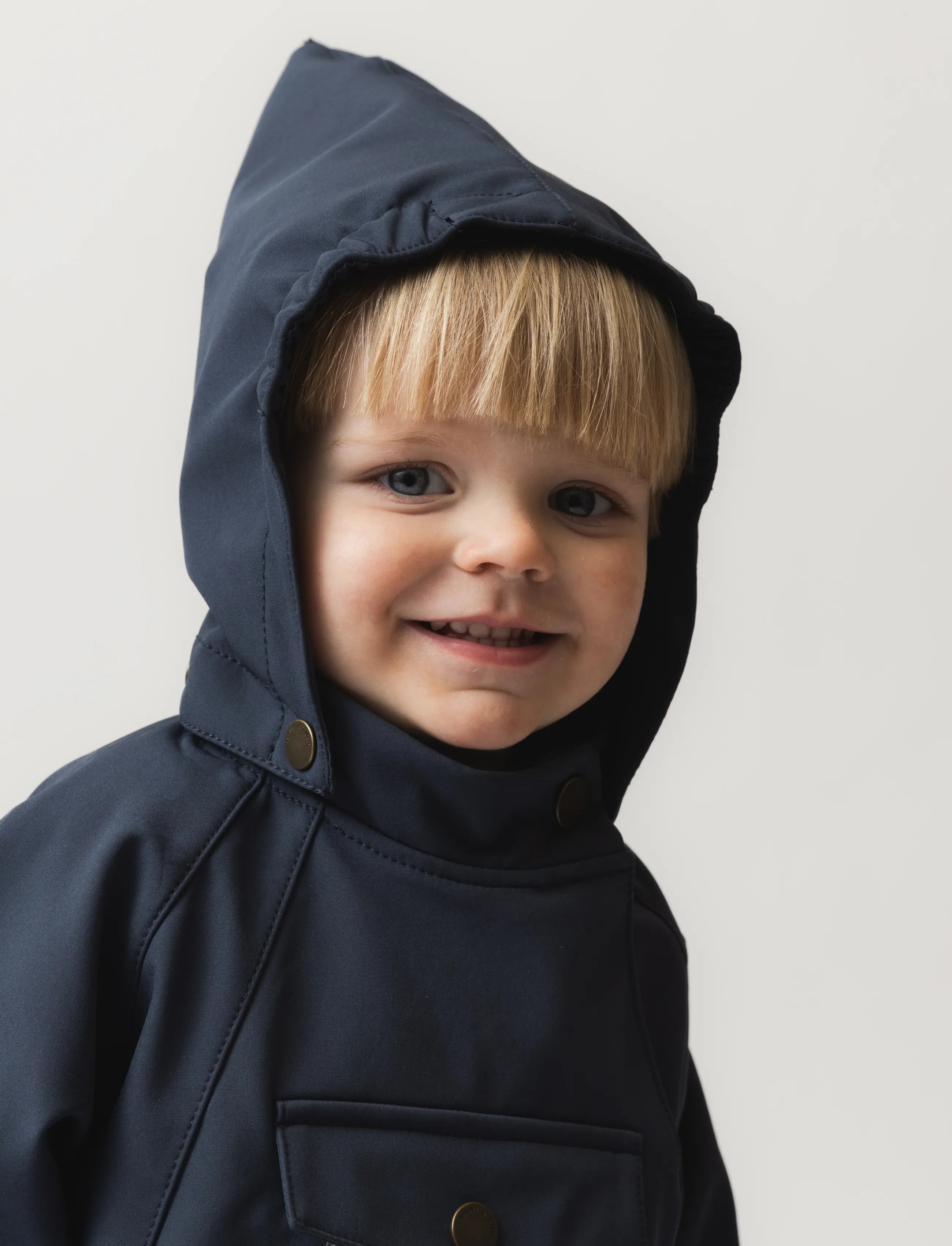MINI A TURE - MATWAI softshell jacket. GRS - ombre blue - 5