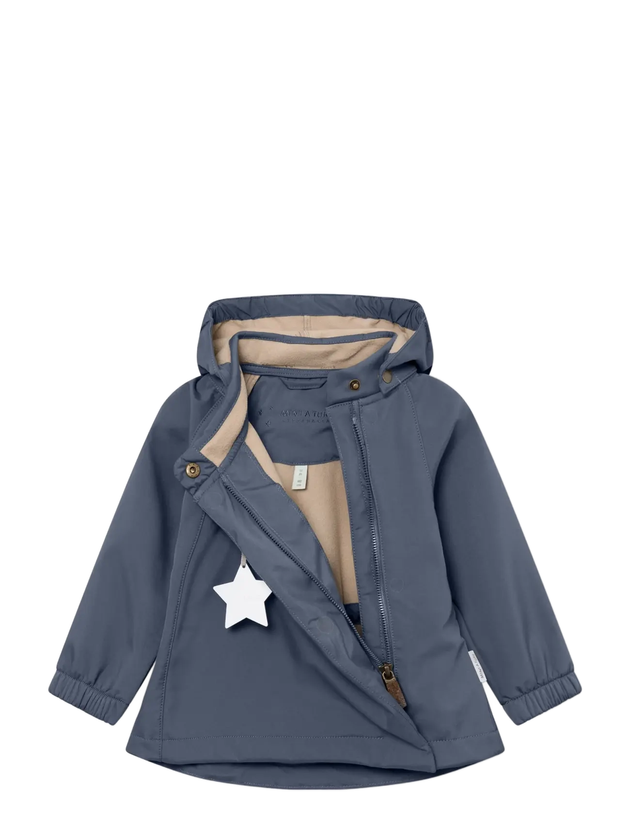 MINI A TURE - MATWAI softshell jacket. GRS - ombre blue - 3