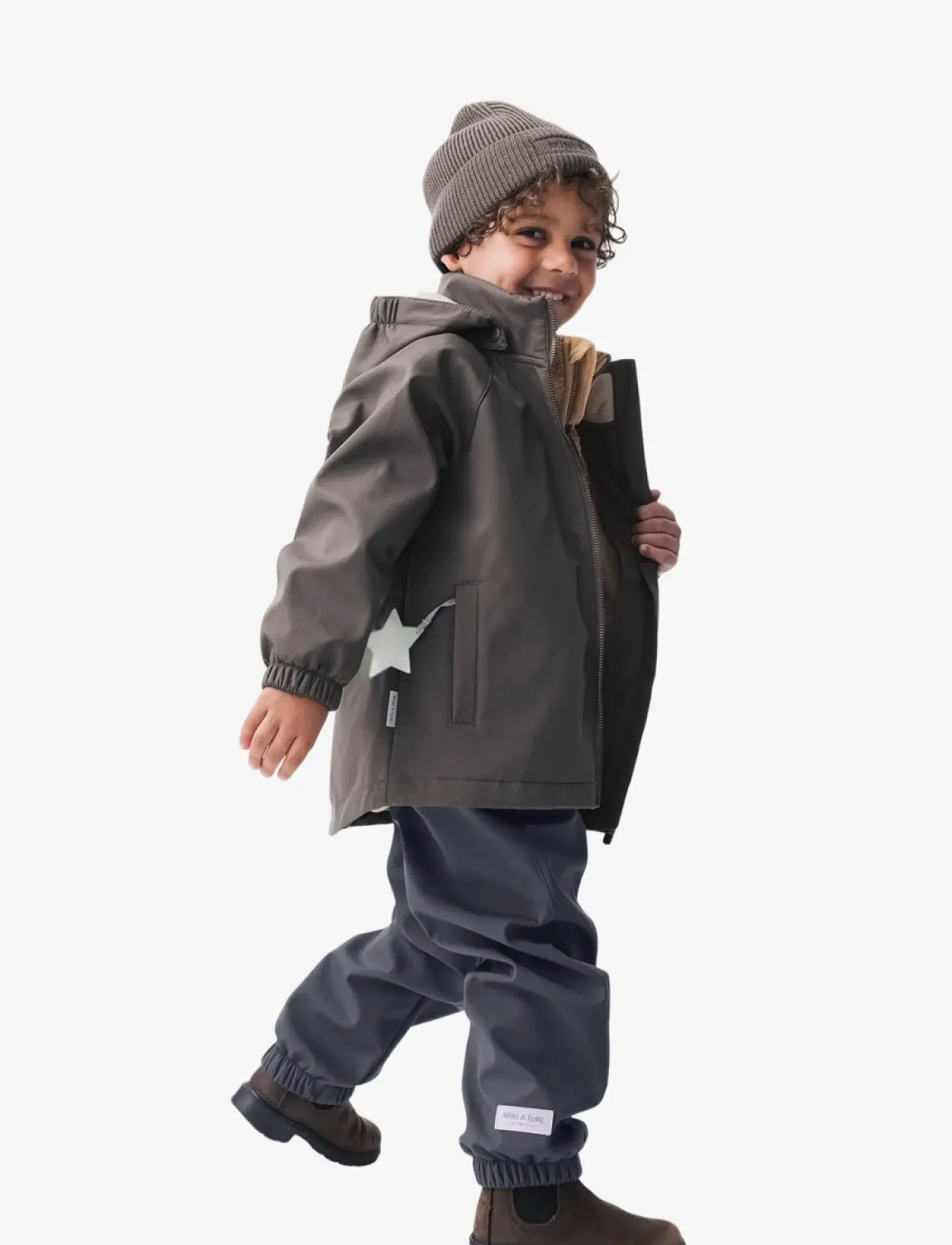 MINI A TURE Mataiano Softshell Pants. Grs, 116, Navy, Softshells > Softshell-Bukser, Børn