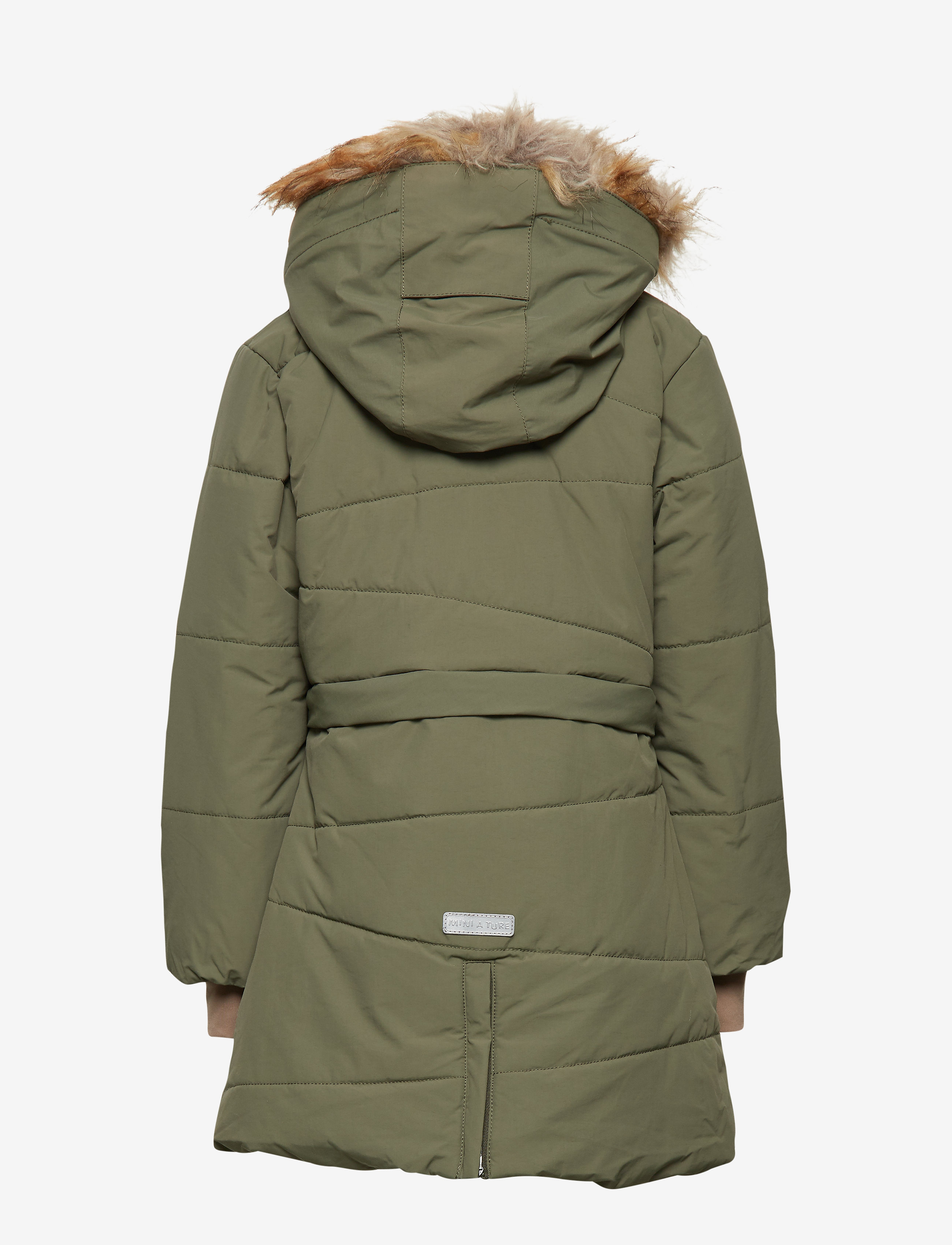 Mini A Ture - Witta Faux Fur Jacket, K - beetle - 4