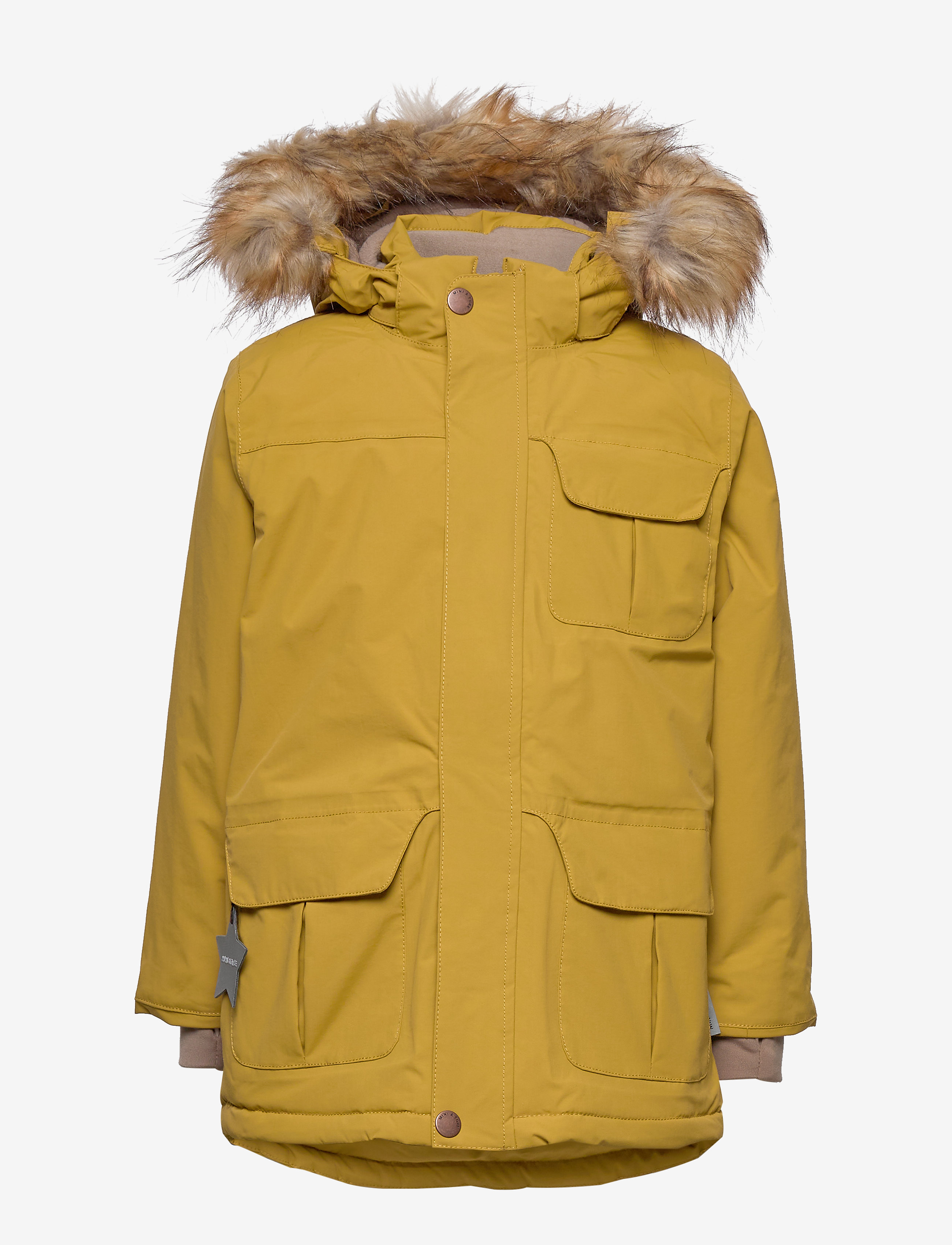 Mini A Ture - Walder Faux Fur Jacket, K - dried tobacco - 1