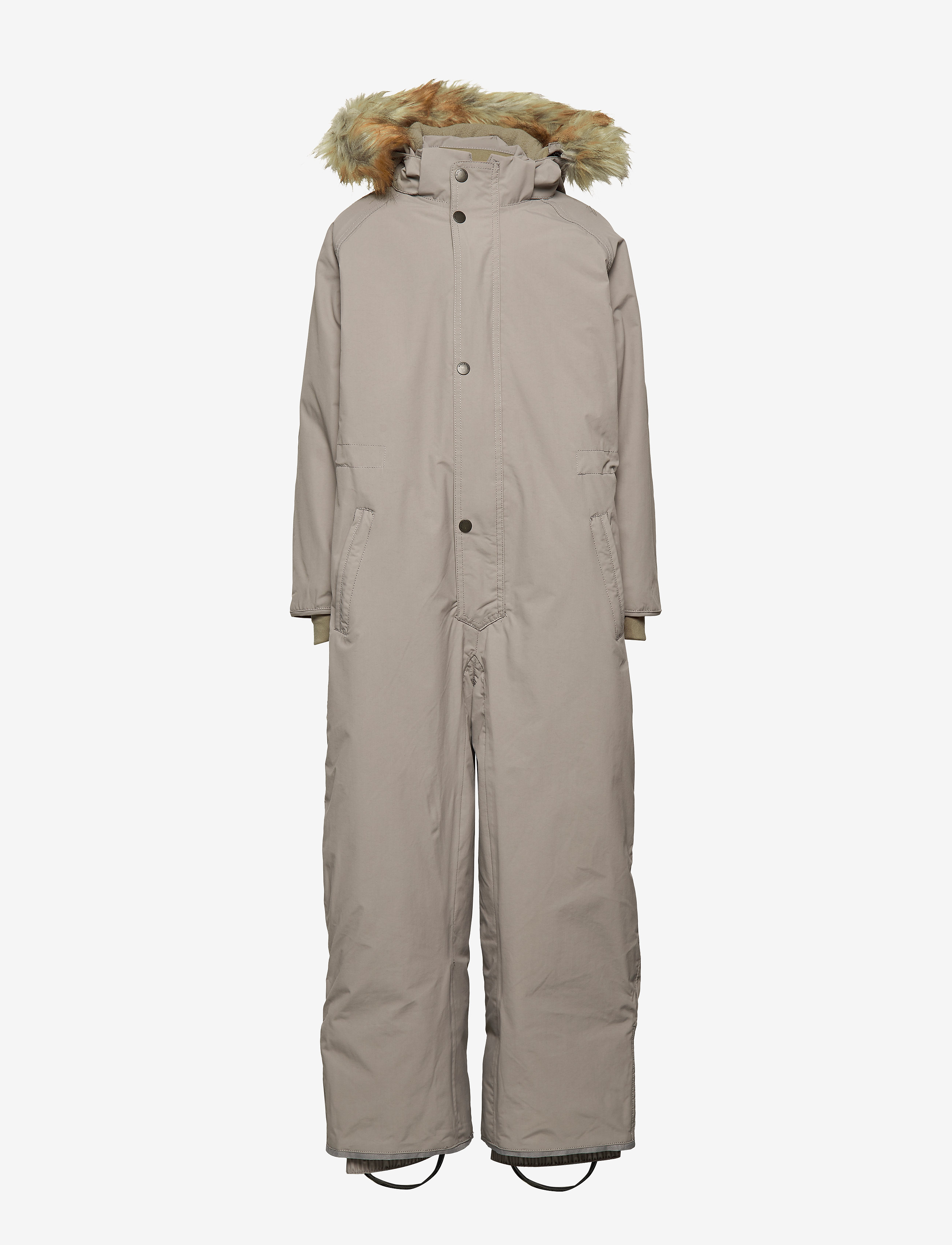 Mini A Ture - Wanni Faux Fur Snowsuit, K - cloudburst grey - 1