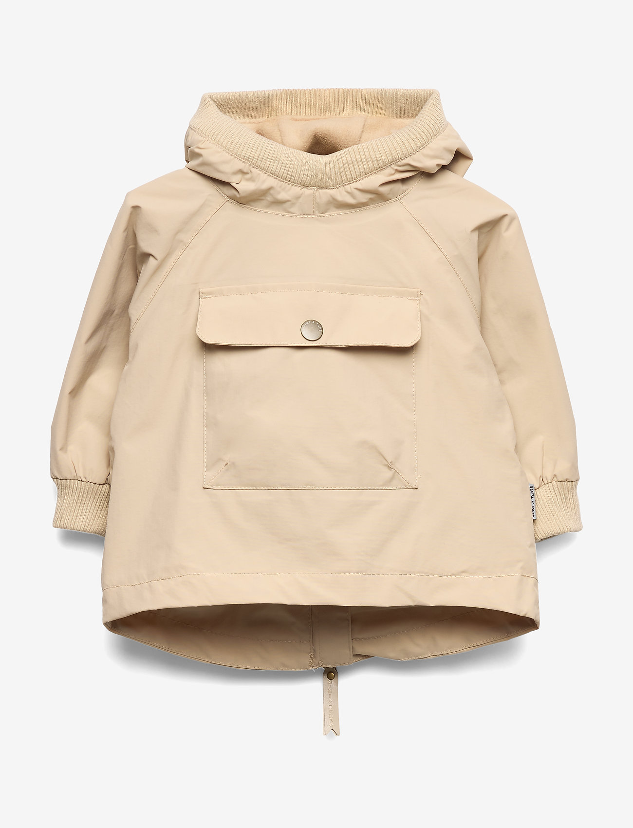 Mini A Ture - Baby Vito Anorak Fleece, M - doeskind sand - 0